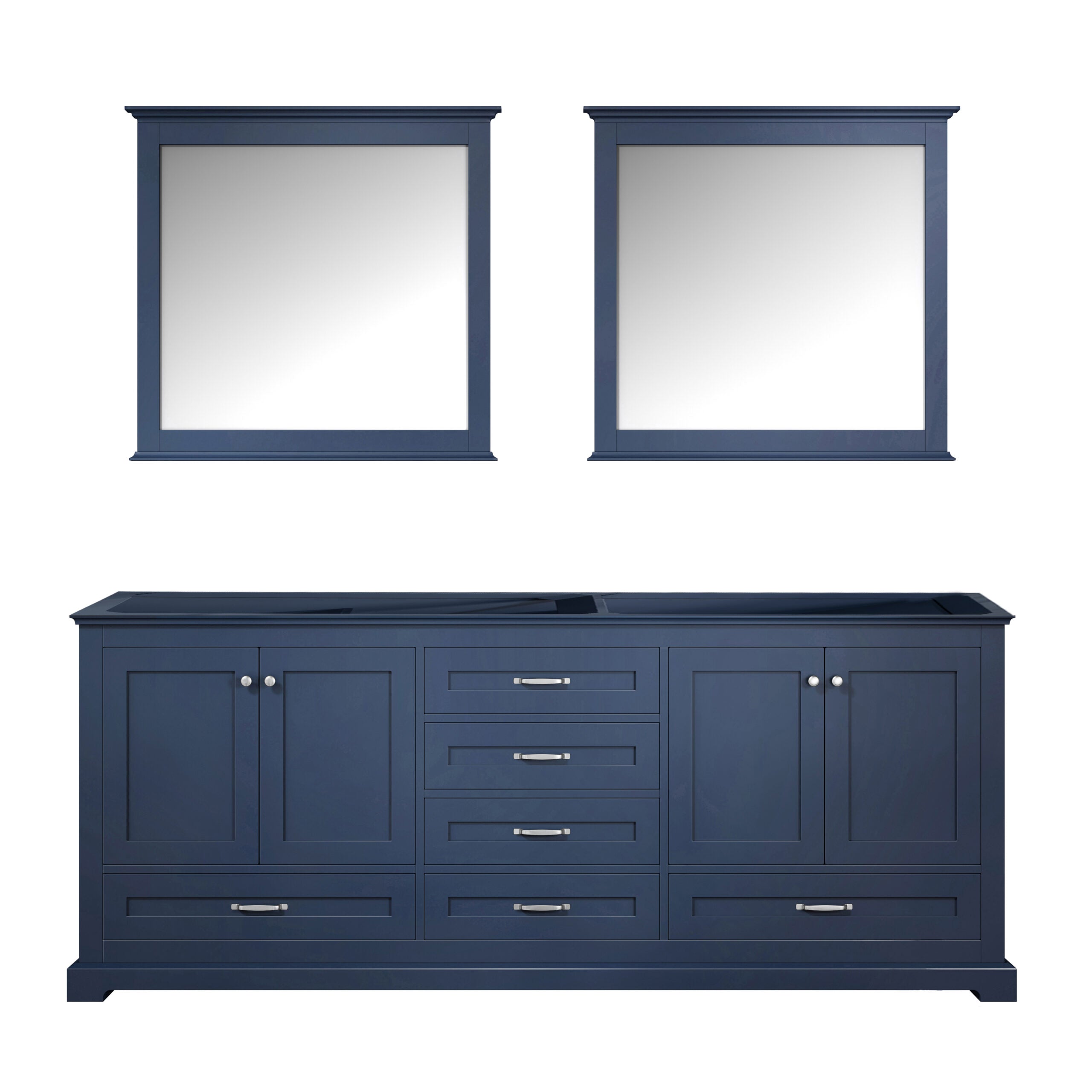 Lexora Dukes 80 in. W x 22 in. D Double Bath Vanity