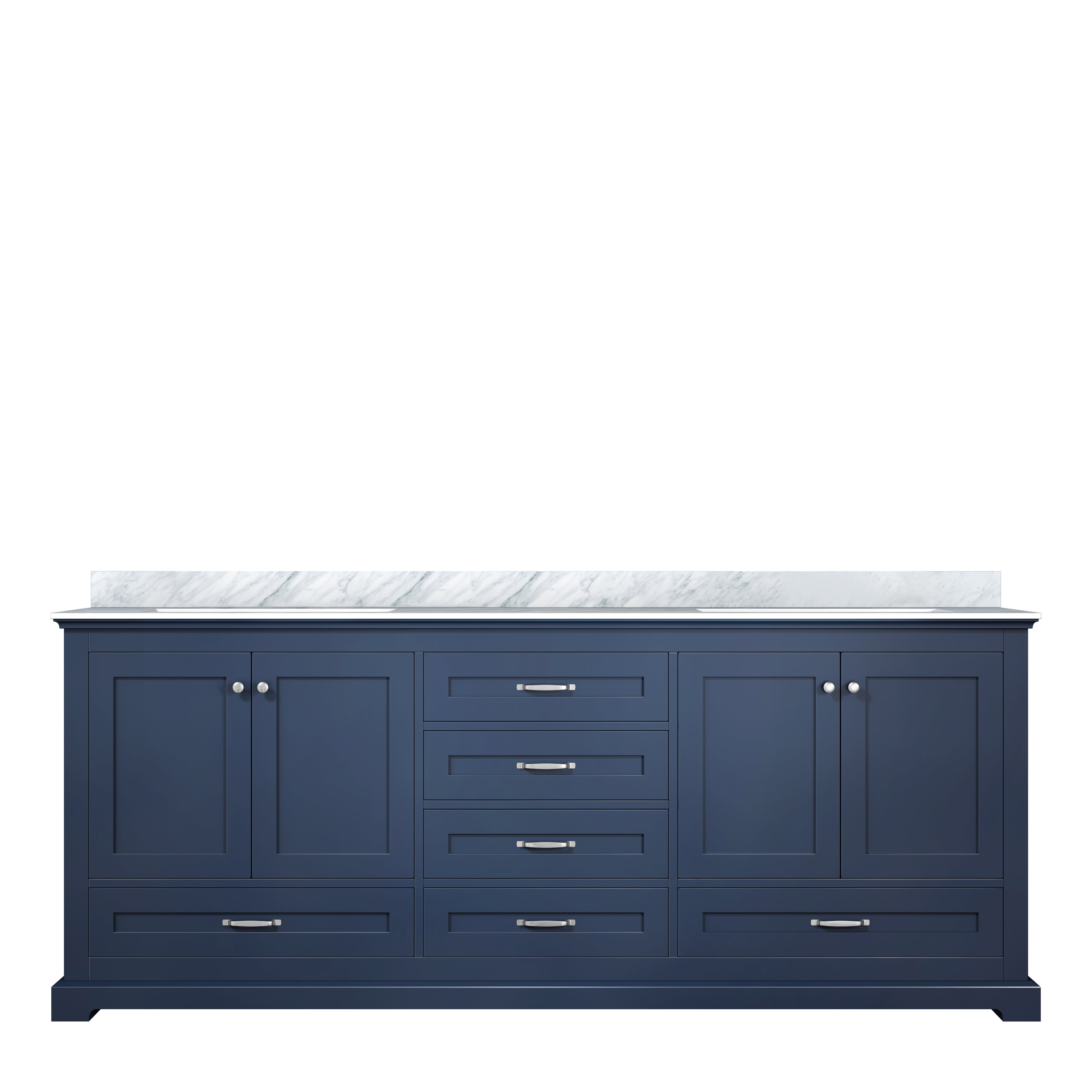 Lexora Dukes 80 in. W x 22 in. D Double Bath Vanity