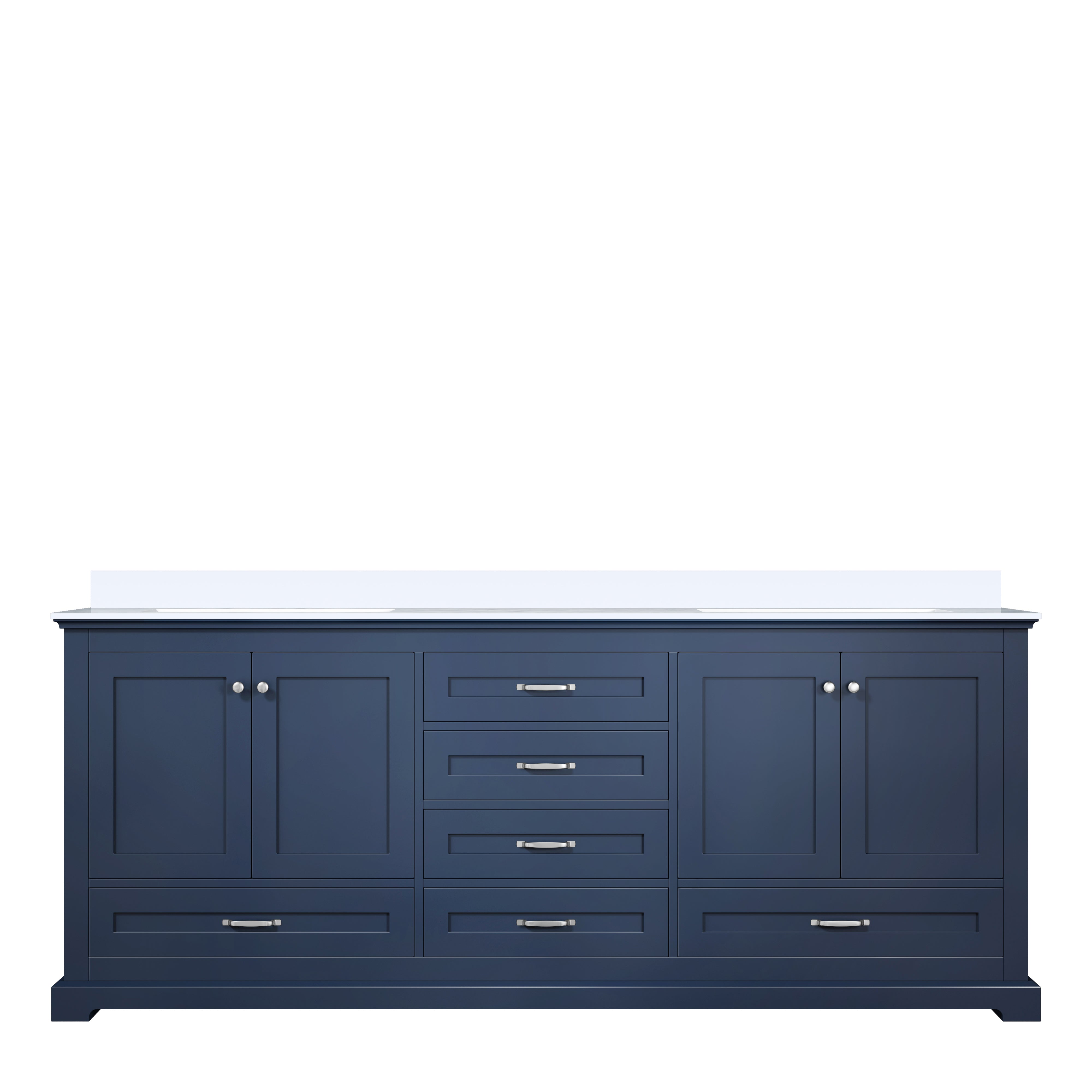 Lexora Dukes 80 in. W x 22 in. D Double Bath Vanity