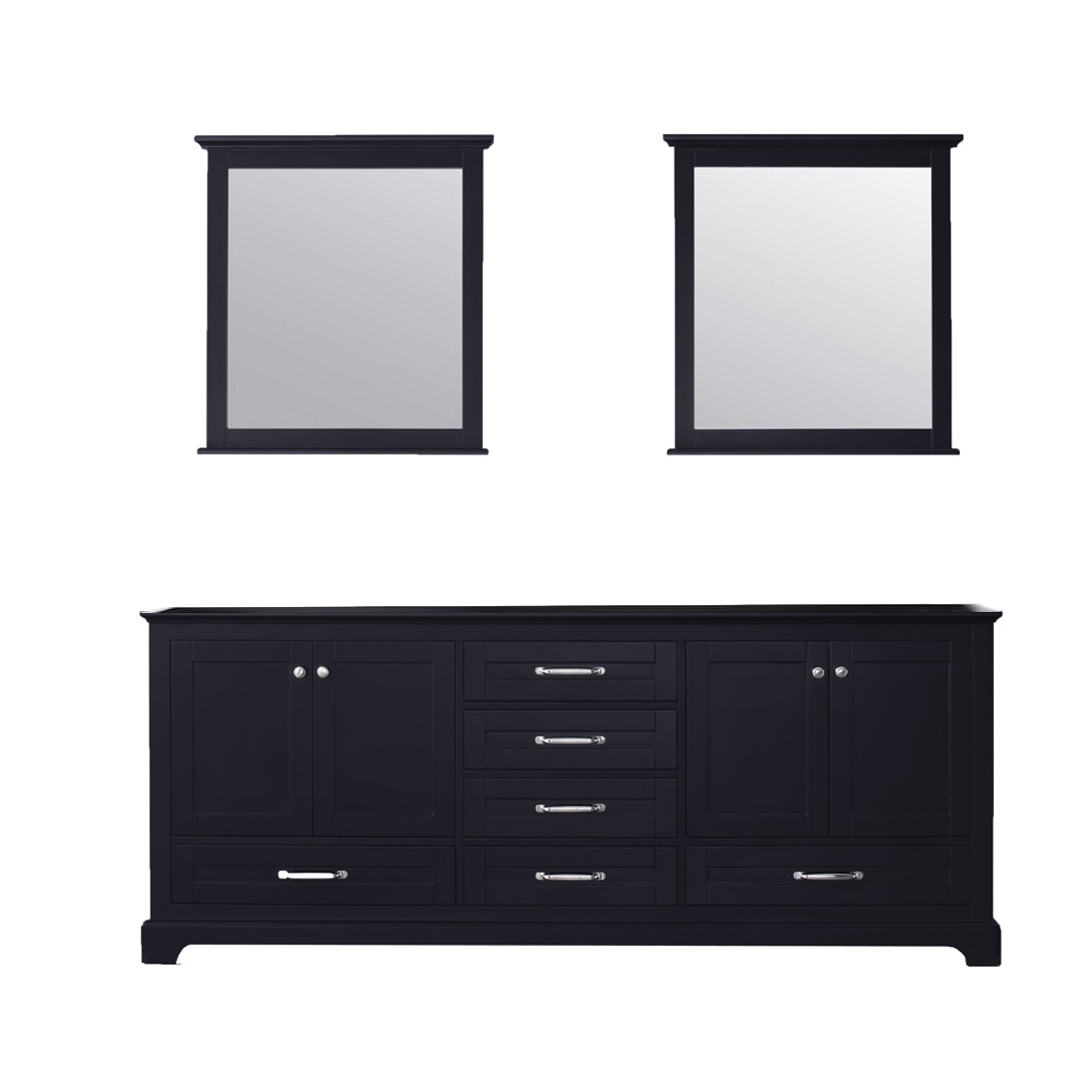Lexora Dukes 80 in. W x 22 in. D Double Bath Vanity