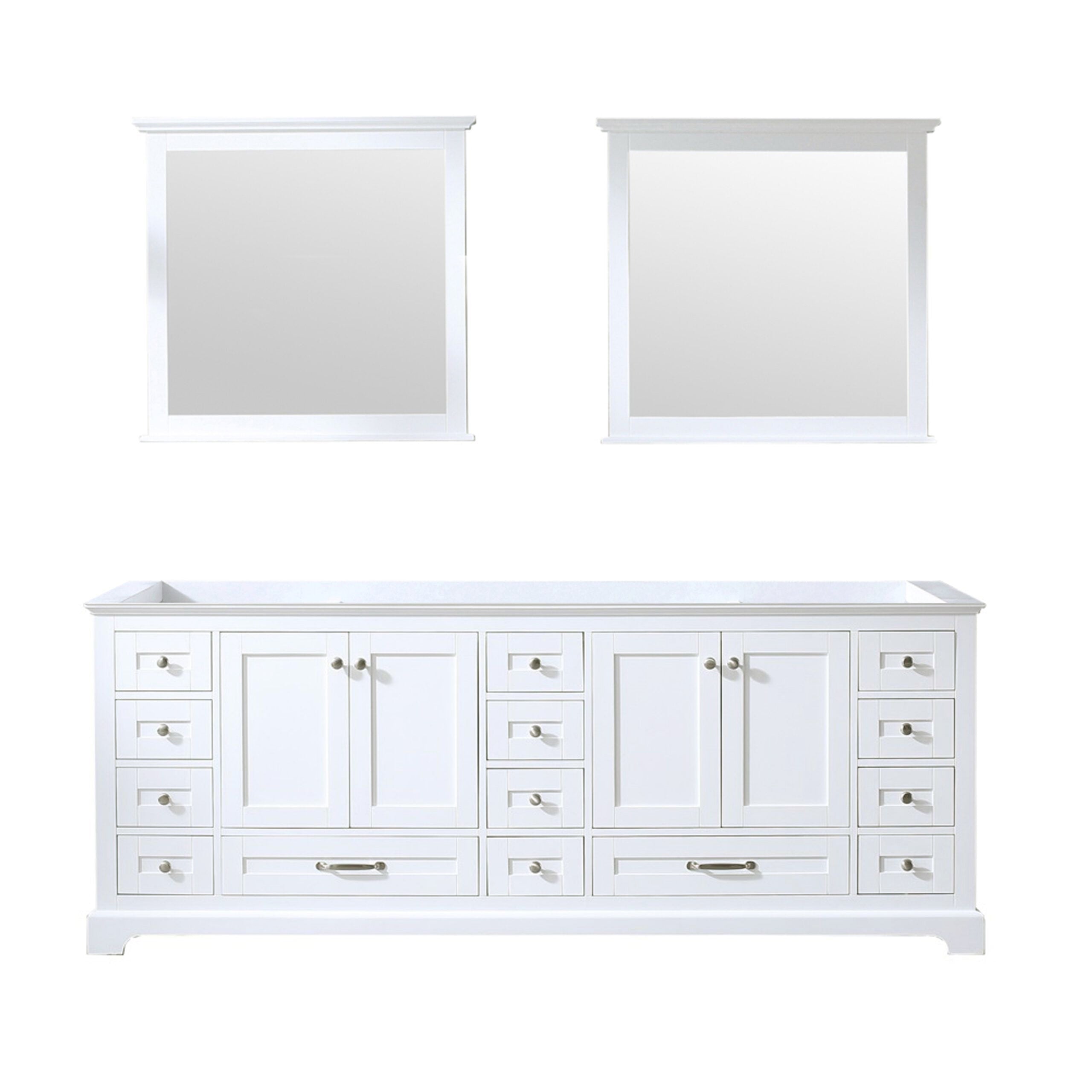 Lexora Dukes 84 in. W x 22 in. D Double Bath Vanity