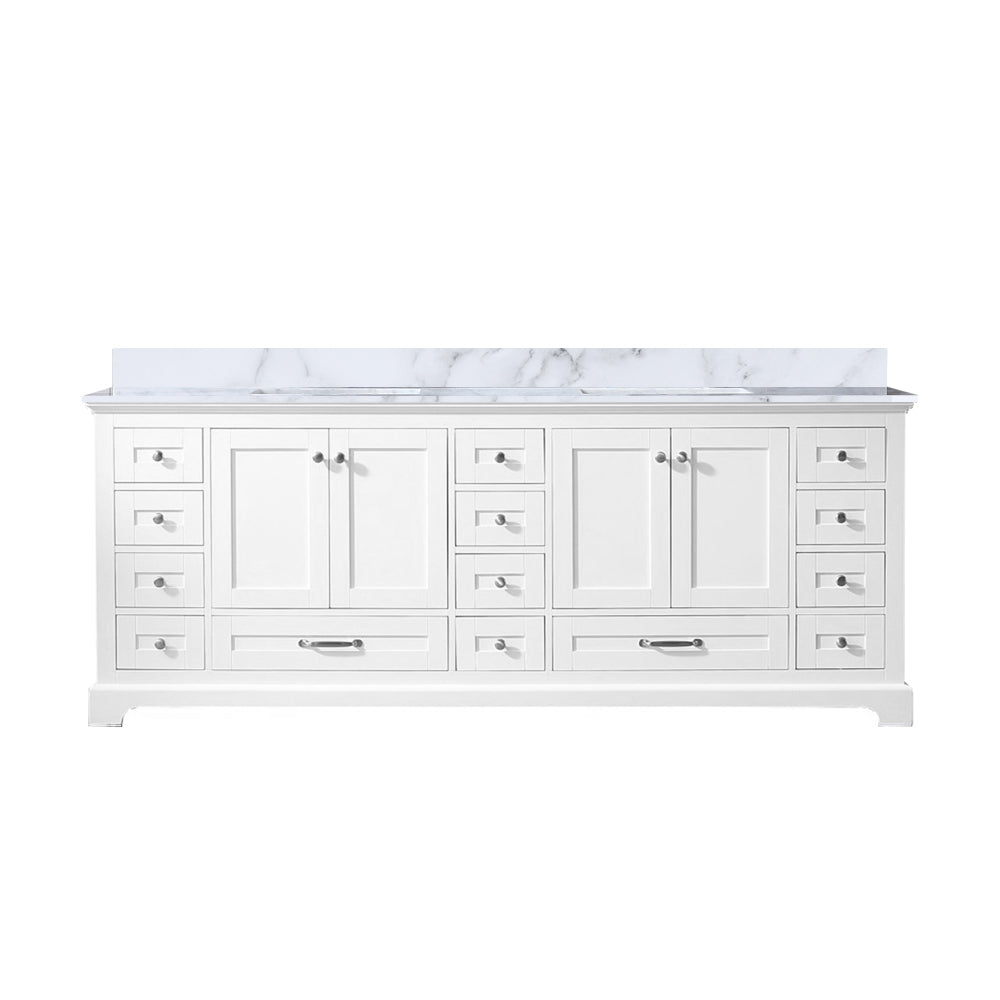 Lexora Dukes 84 in. W x 22 in. D Double Bath Vanity