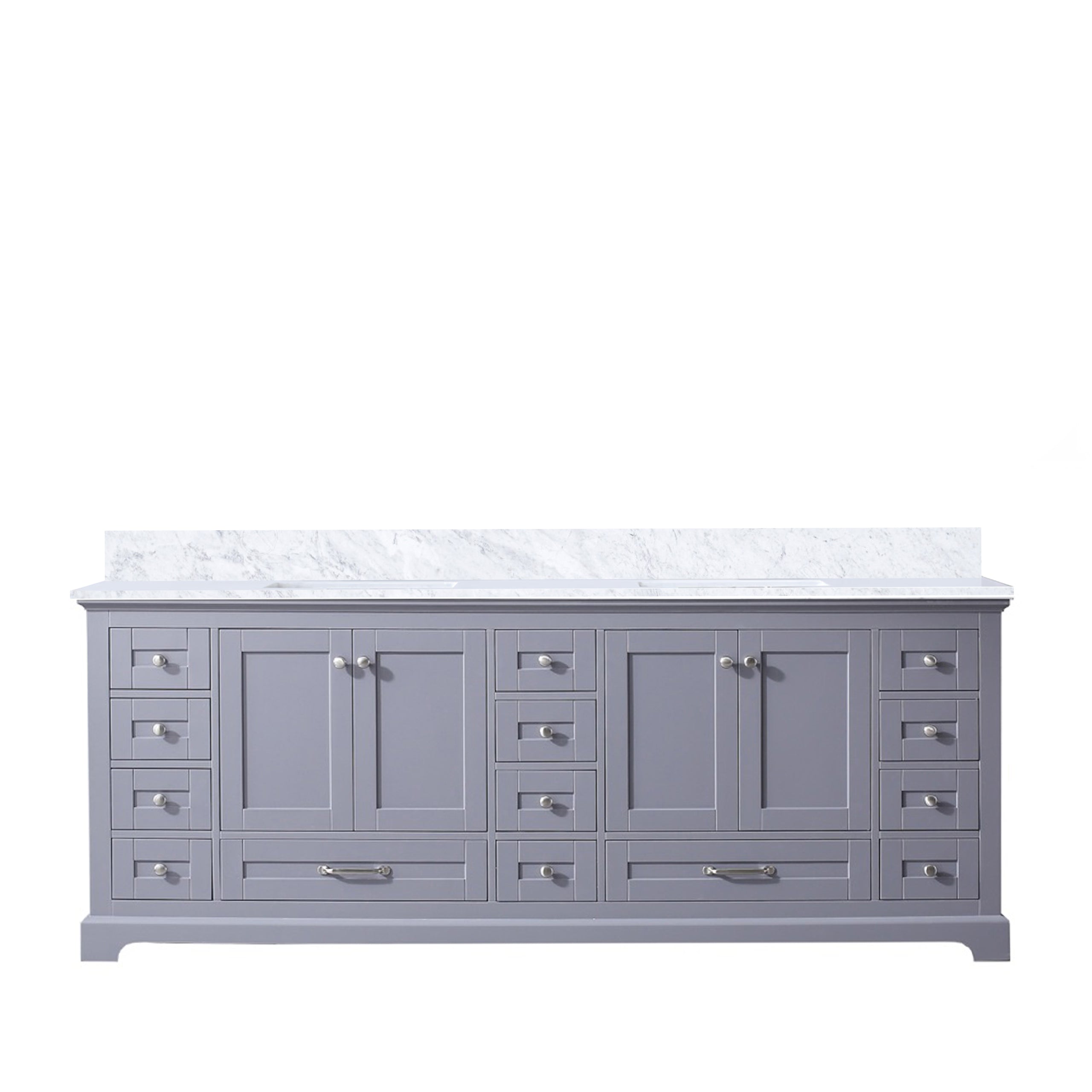 Lexora Dukes 84 in. W x 22 in. D Double Bath Vanity