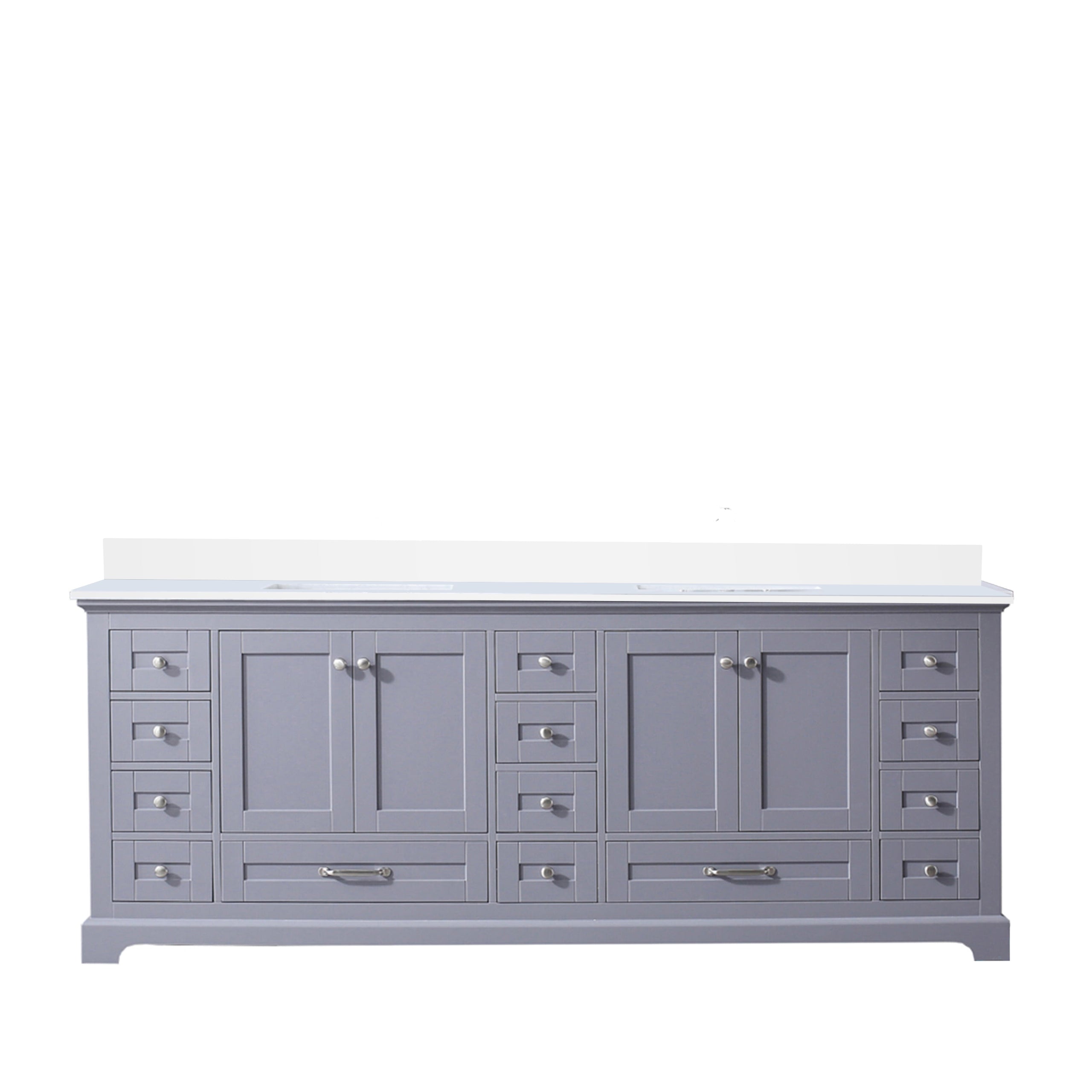 Lexora Dukes 84 in. W x 22 in. D Double Bath Vanity