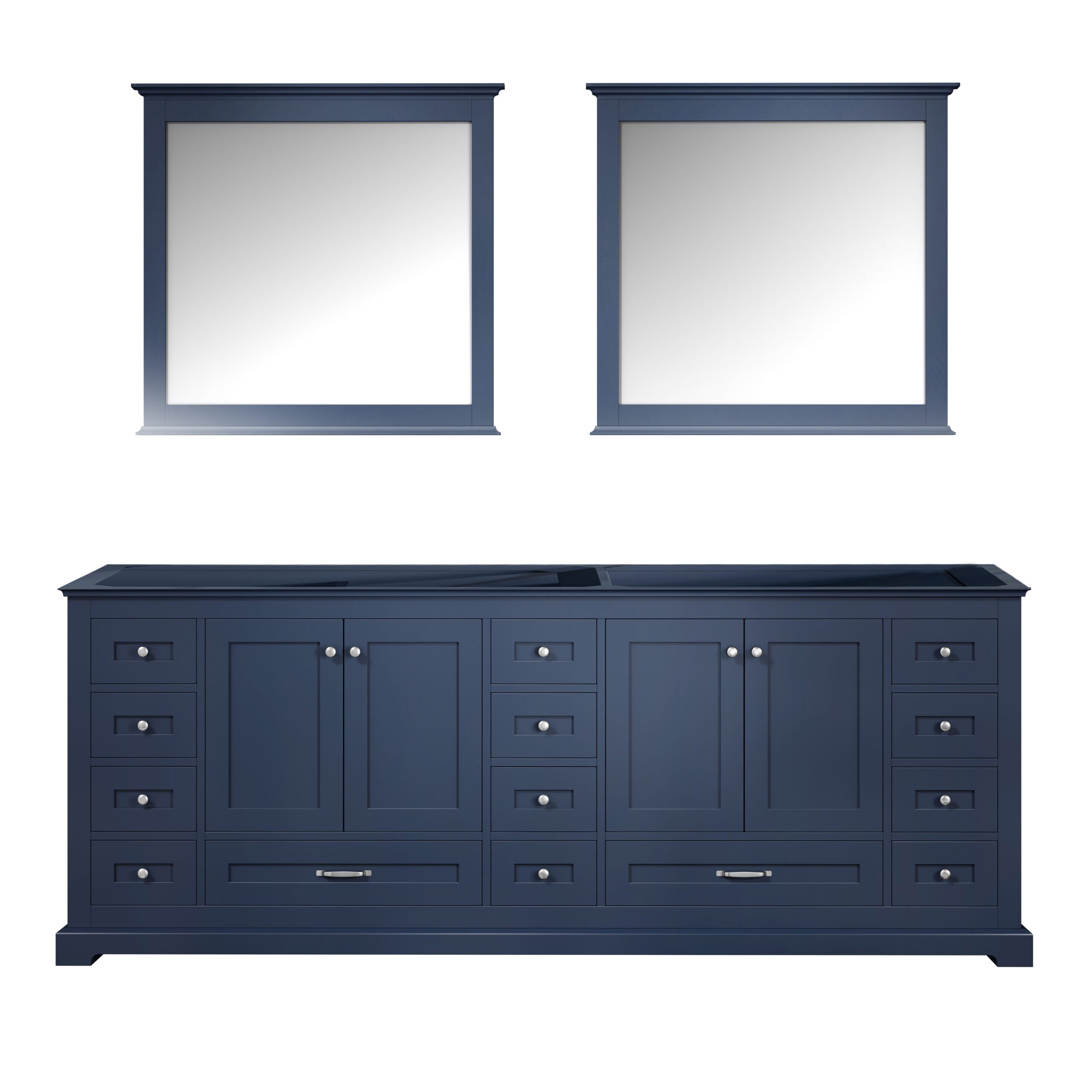 Lexora Dukes 84 in. W x 22 in. D Double Bath Vanity