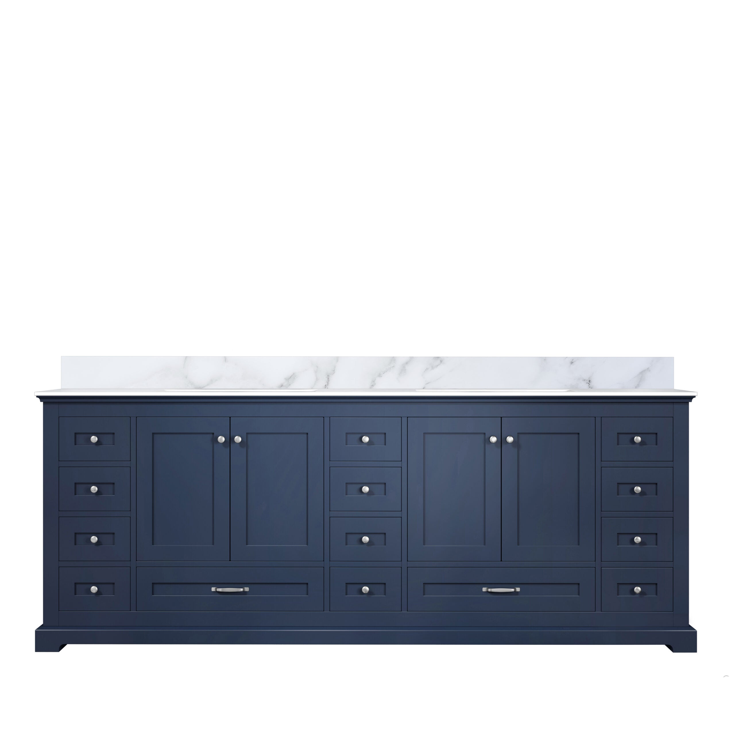 Lexora Dukes 84 in. W x 22 in. D Double Bath Vanity