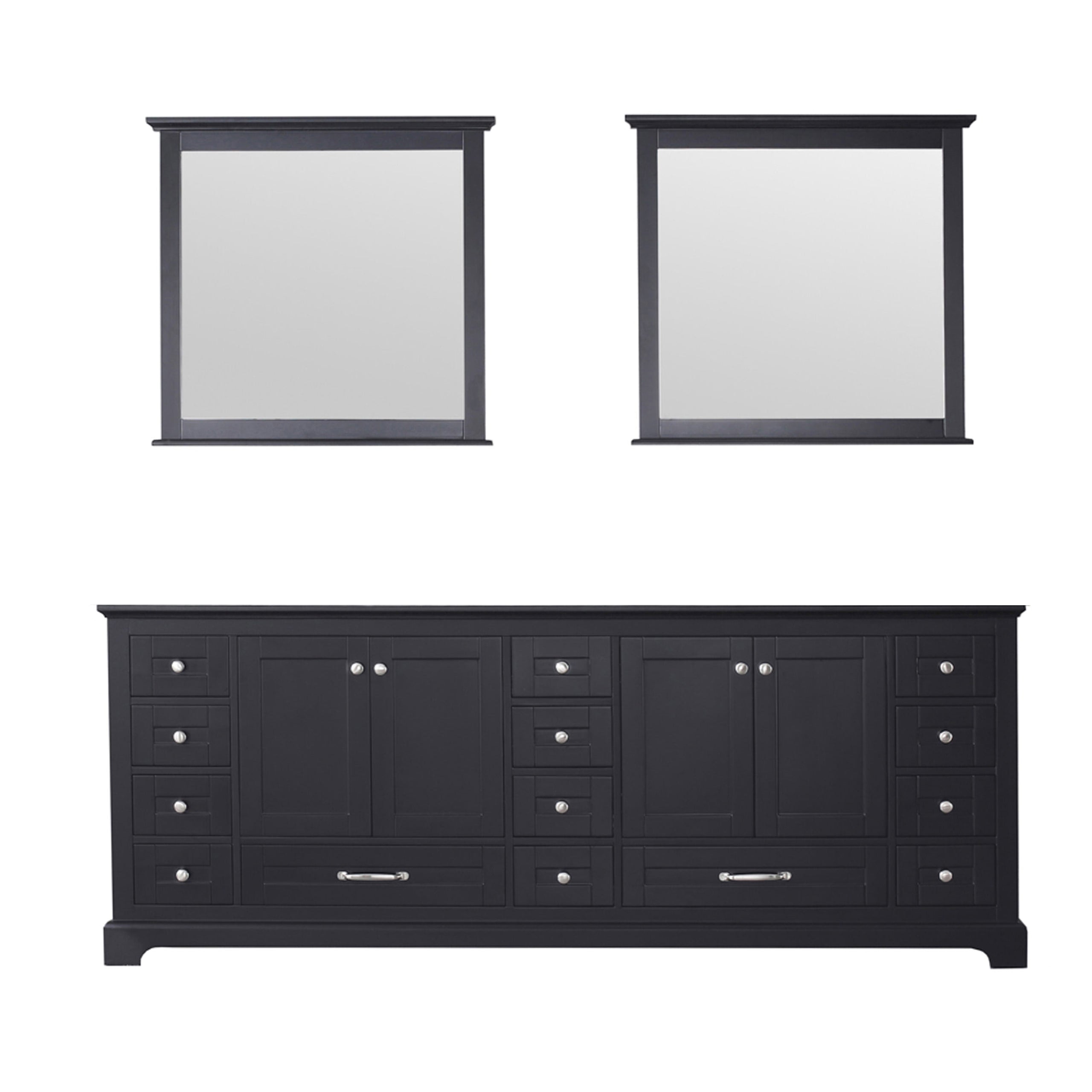 Lexora Dukes 84 in. W x 22 in. D Double Bath Vanity