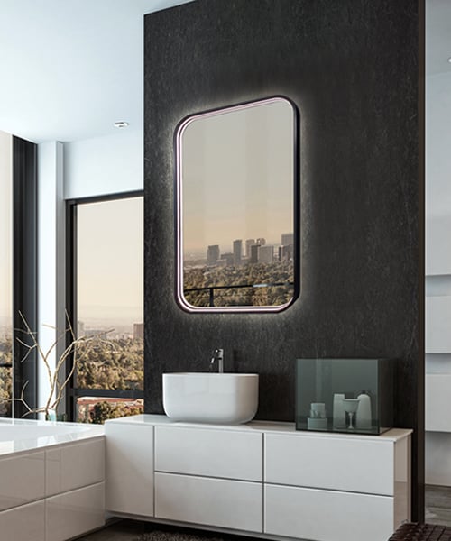 lighted mirror