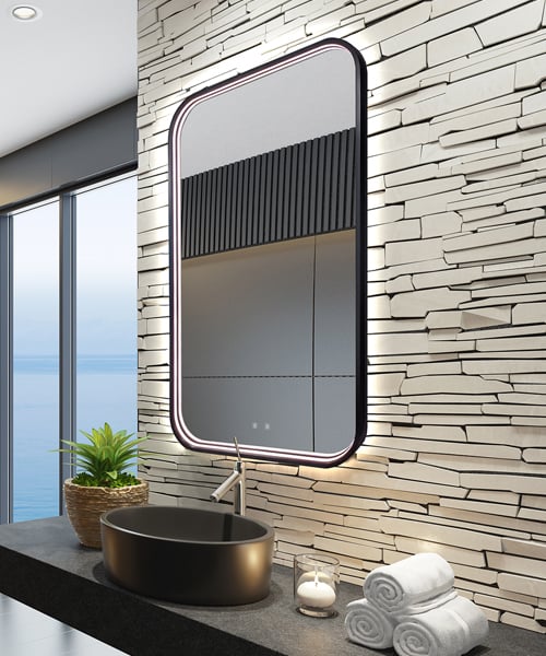 lighted mirror