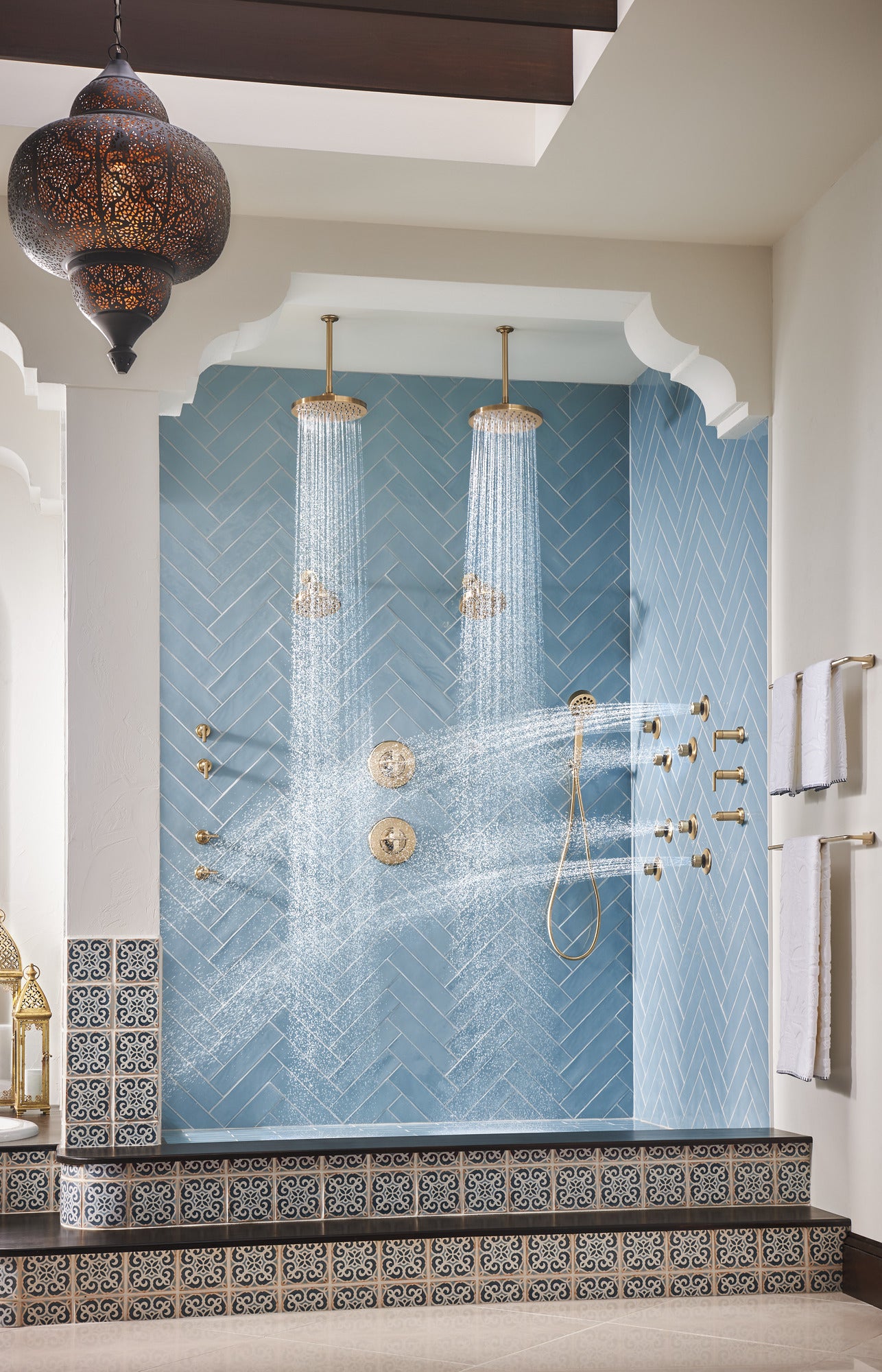 luxe gold thermostatic valve
