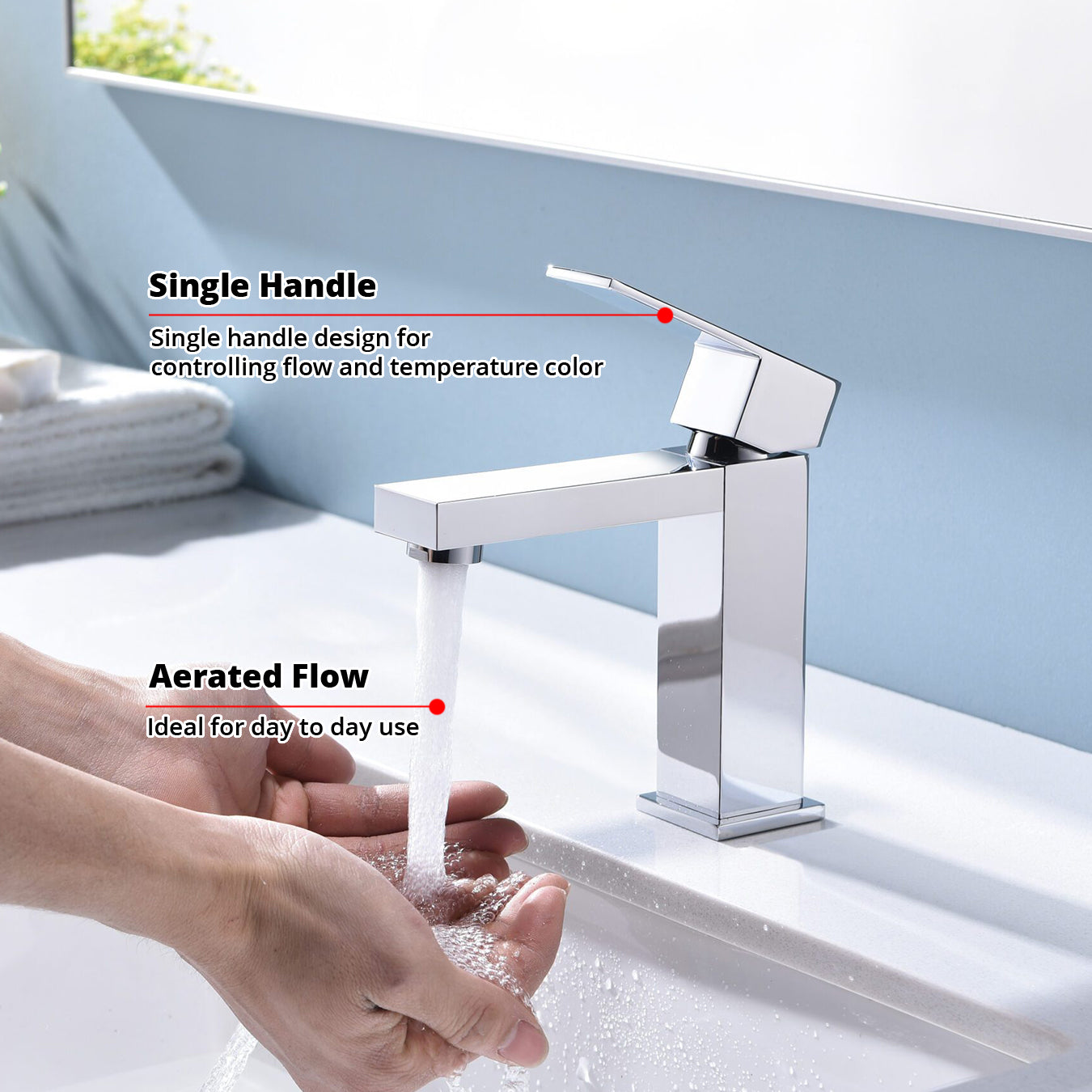 chrome faucet