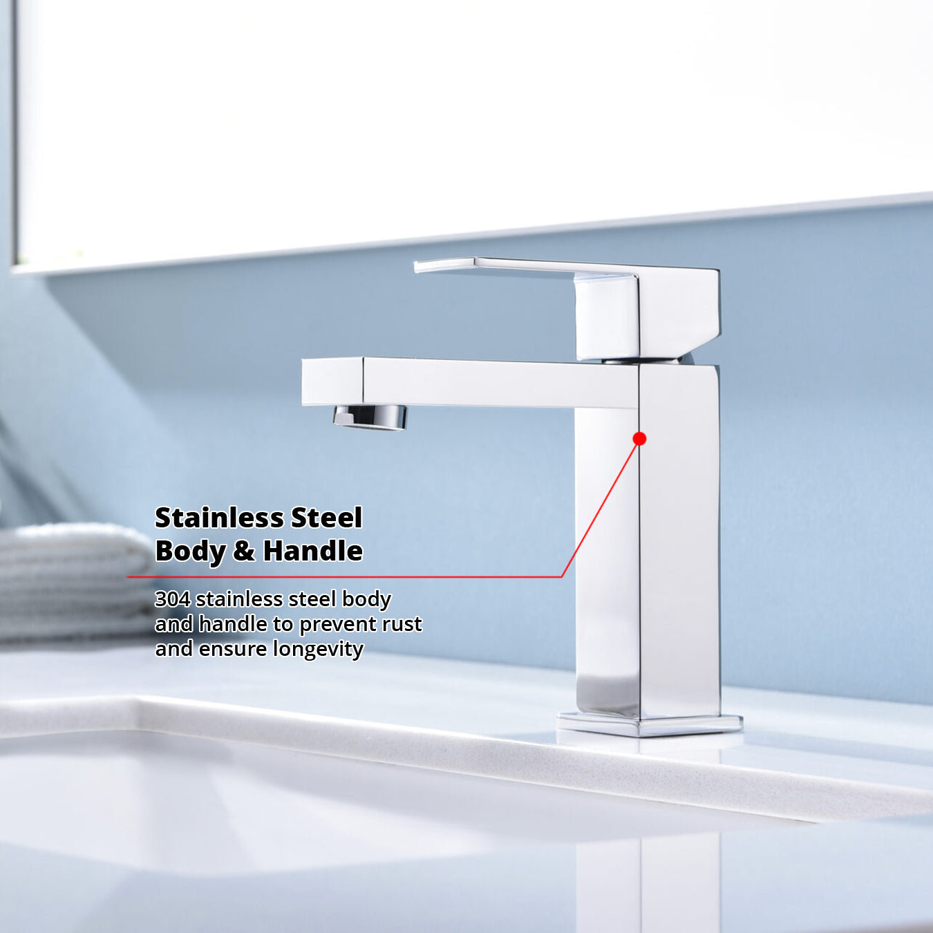 chrome faucet