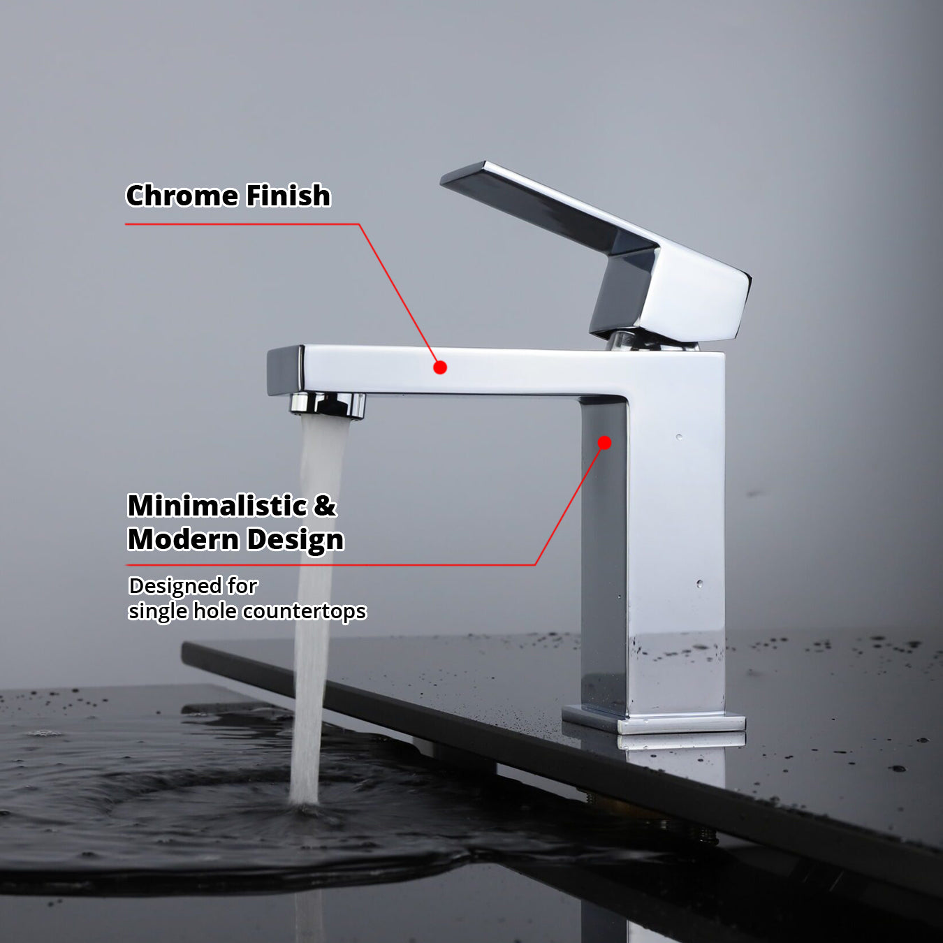 chrome faucet