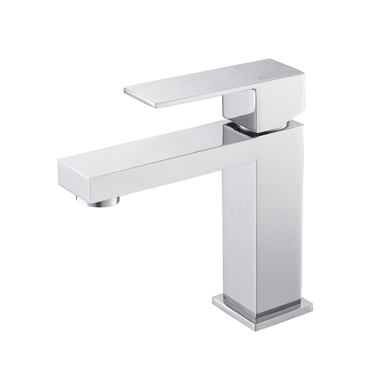Lexora Monte Single Hole Stainless Steel Bathroom Faucet