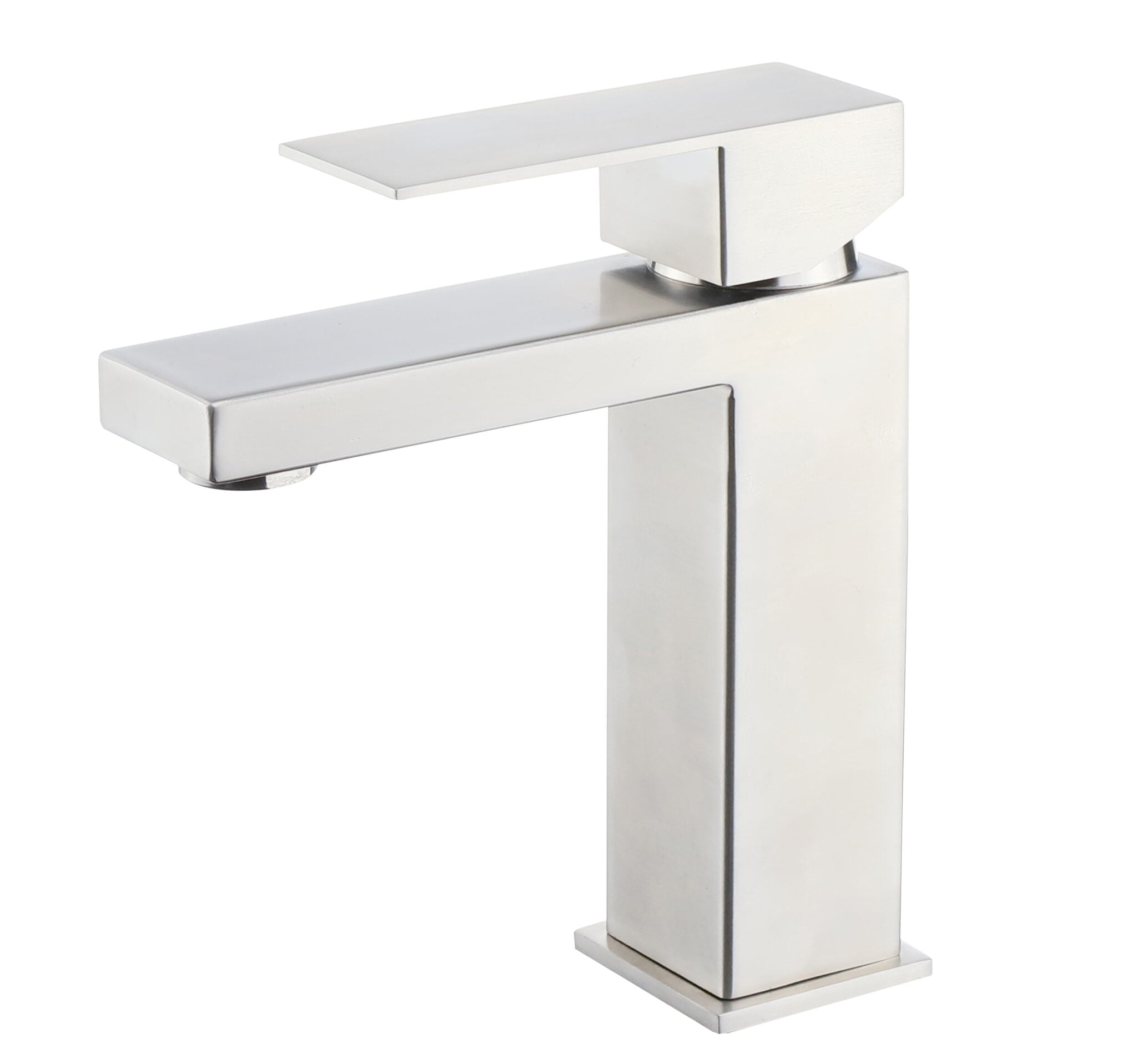 Lexora Monte Single Hole Stainless Steel Bathroom Faucet