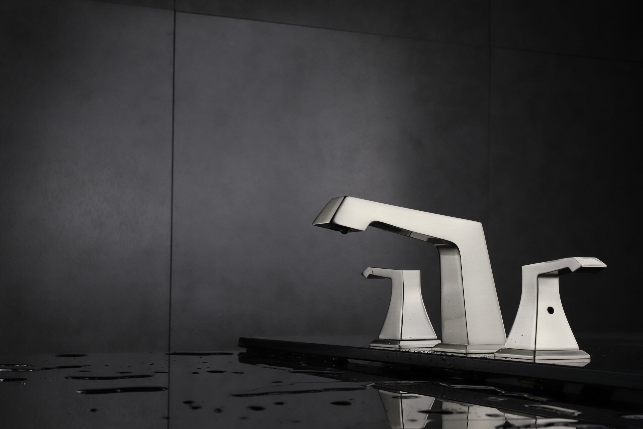 brushed nickel faucet