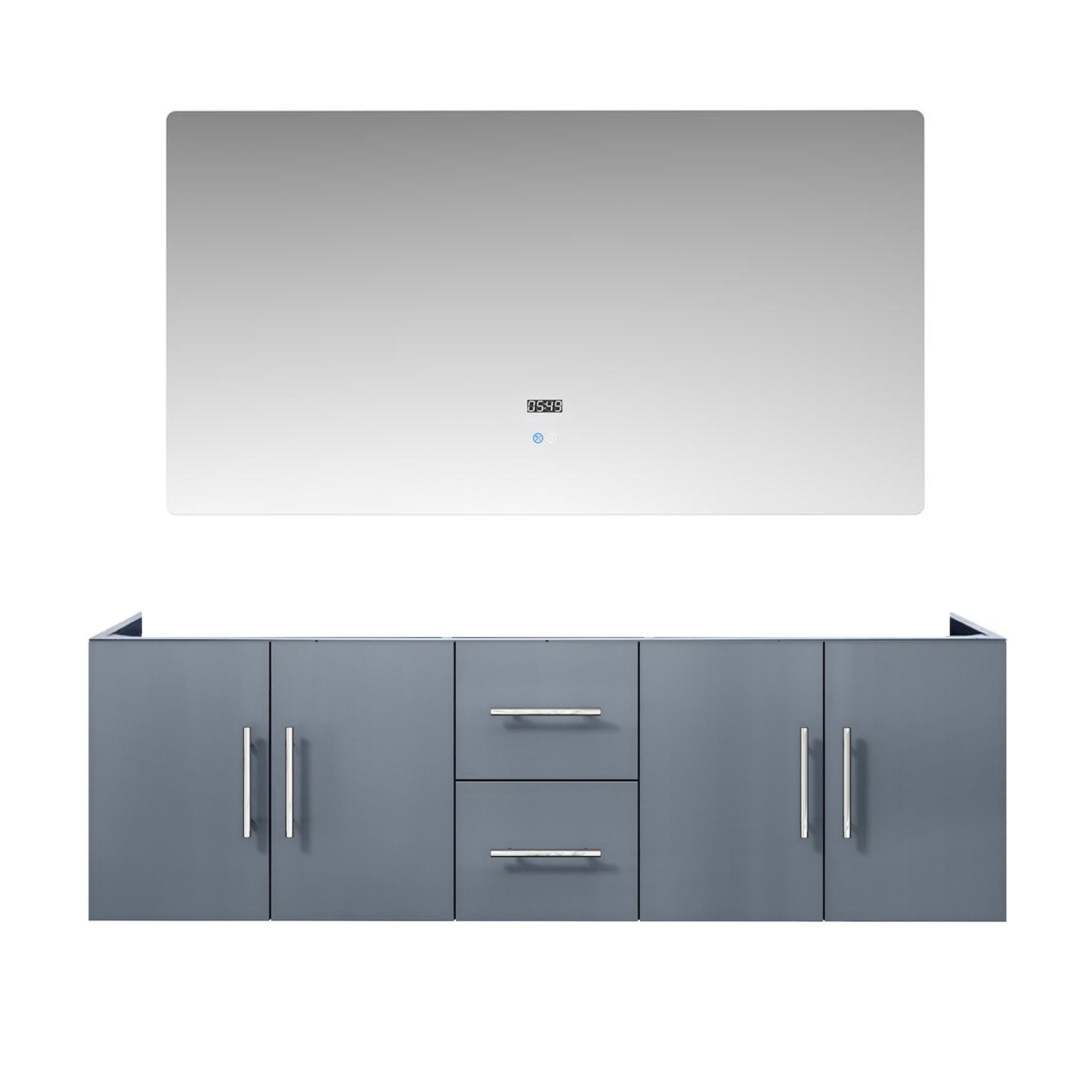 Lexora Geneva 60 in. W x 22 in. D Double Bath Vanity