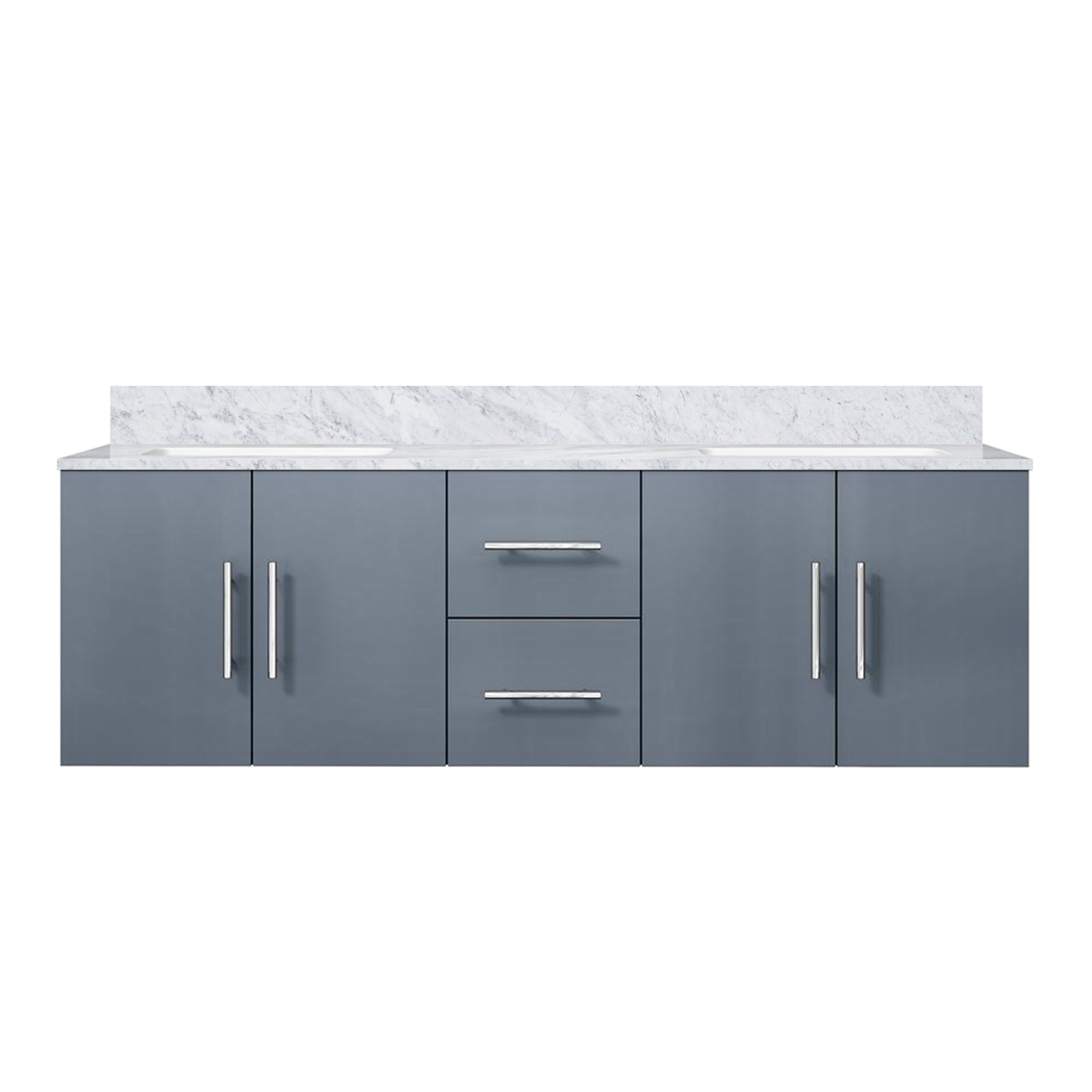 Lexora Geneva 60 in. W x 22 in. D Double Bath Vanity
