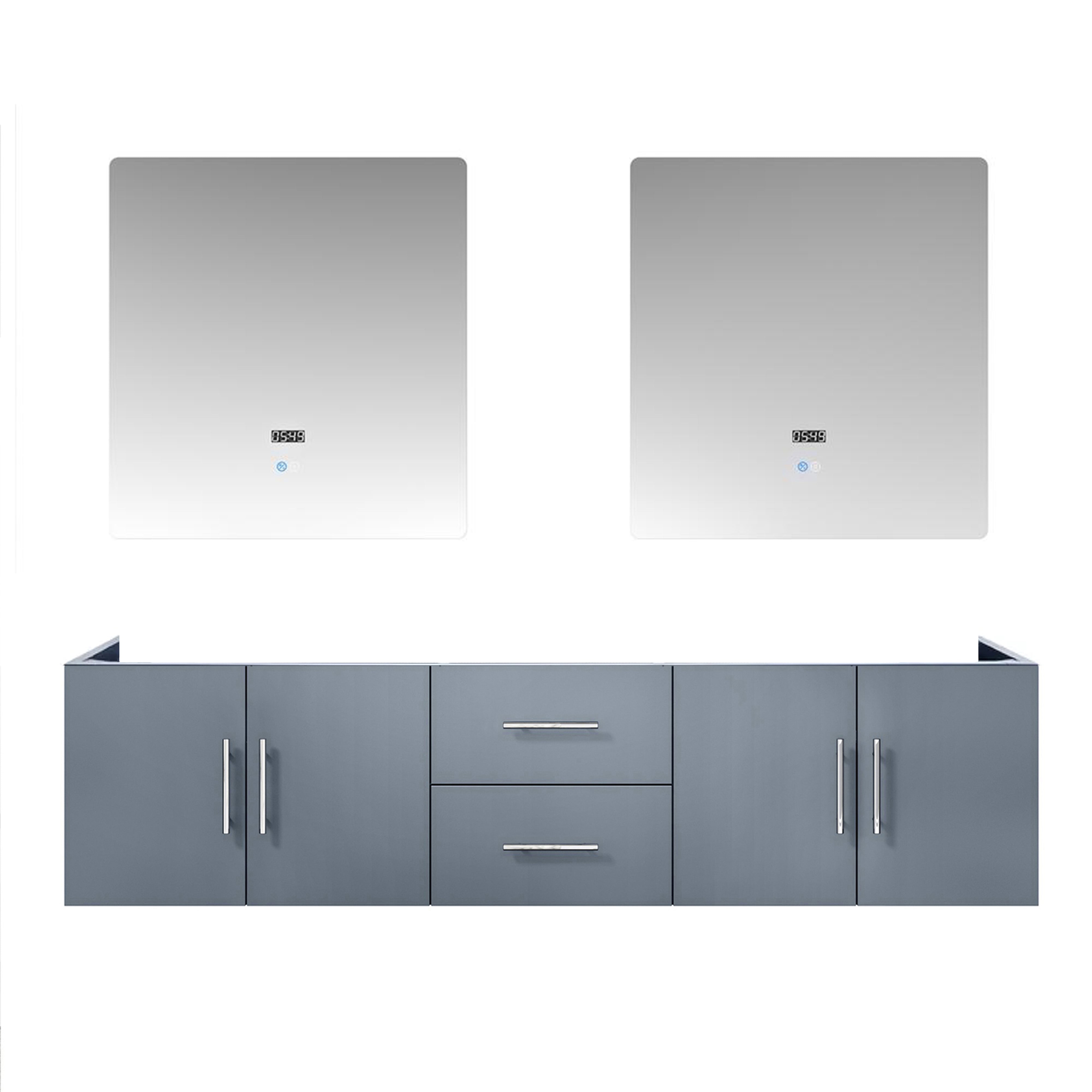 Lexora Geneva 72 in. W x 22 in. D Double Bath Vanity