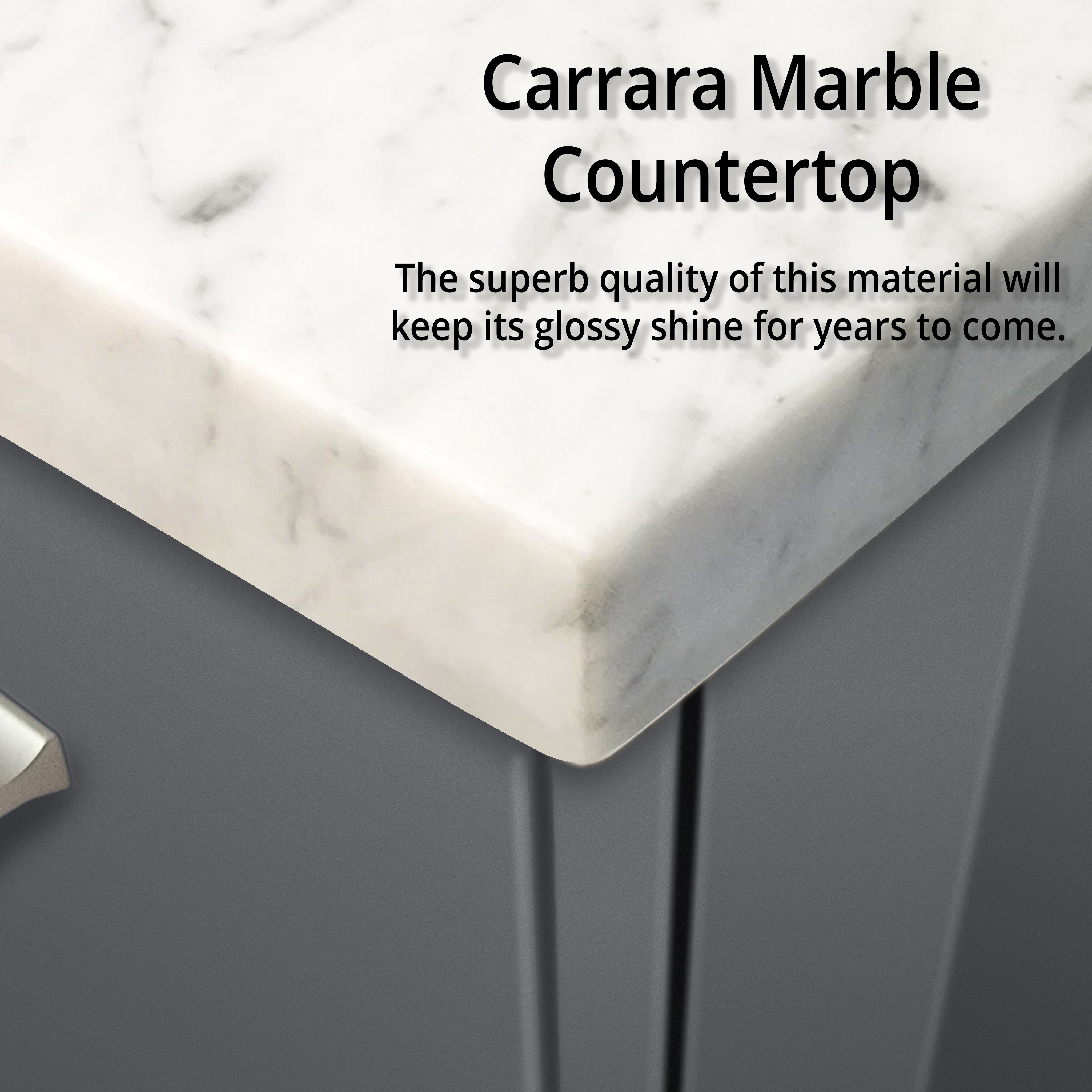 dark grey vanity