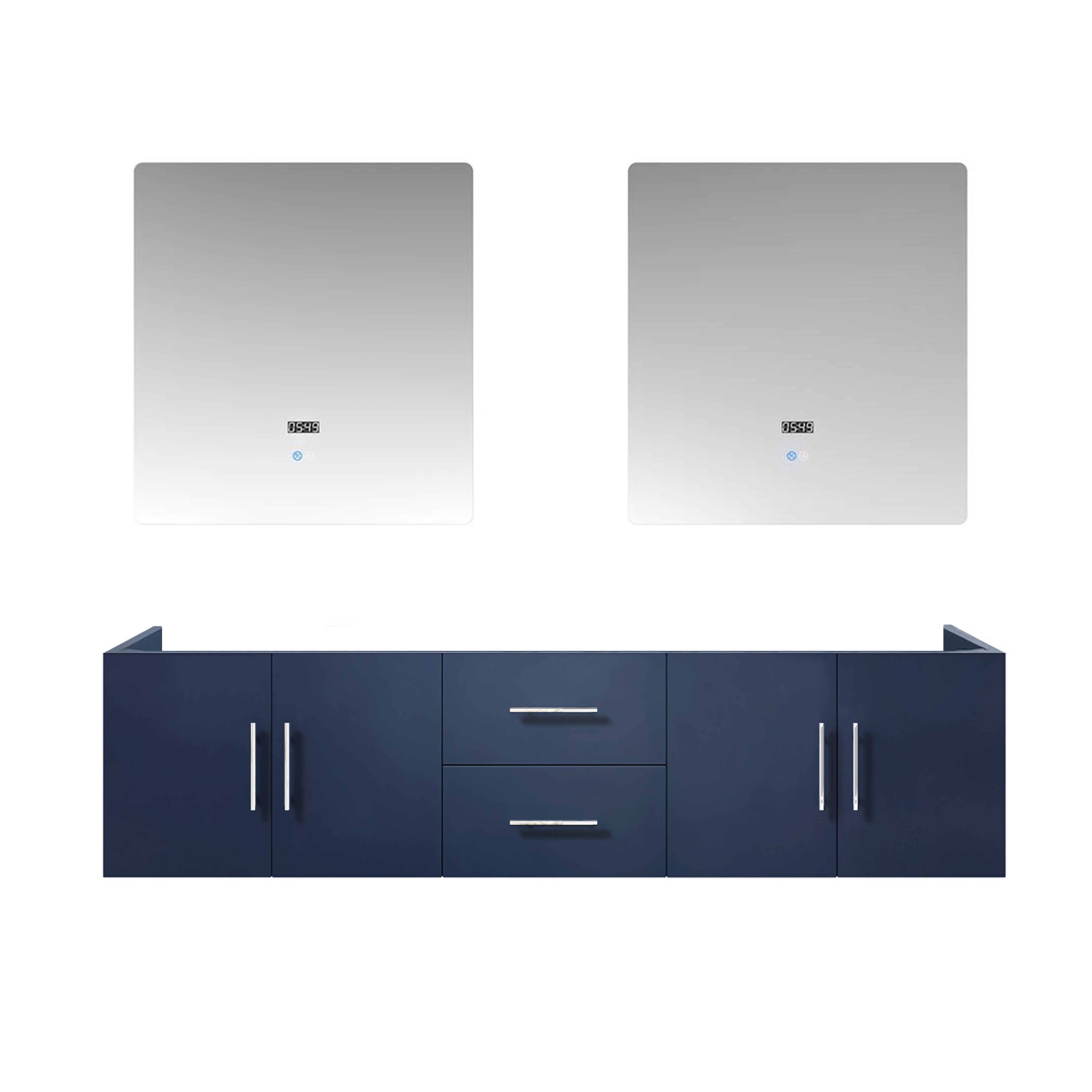Lexora Geneva 72 in. W x 22 in. D Double Bath Vanity