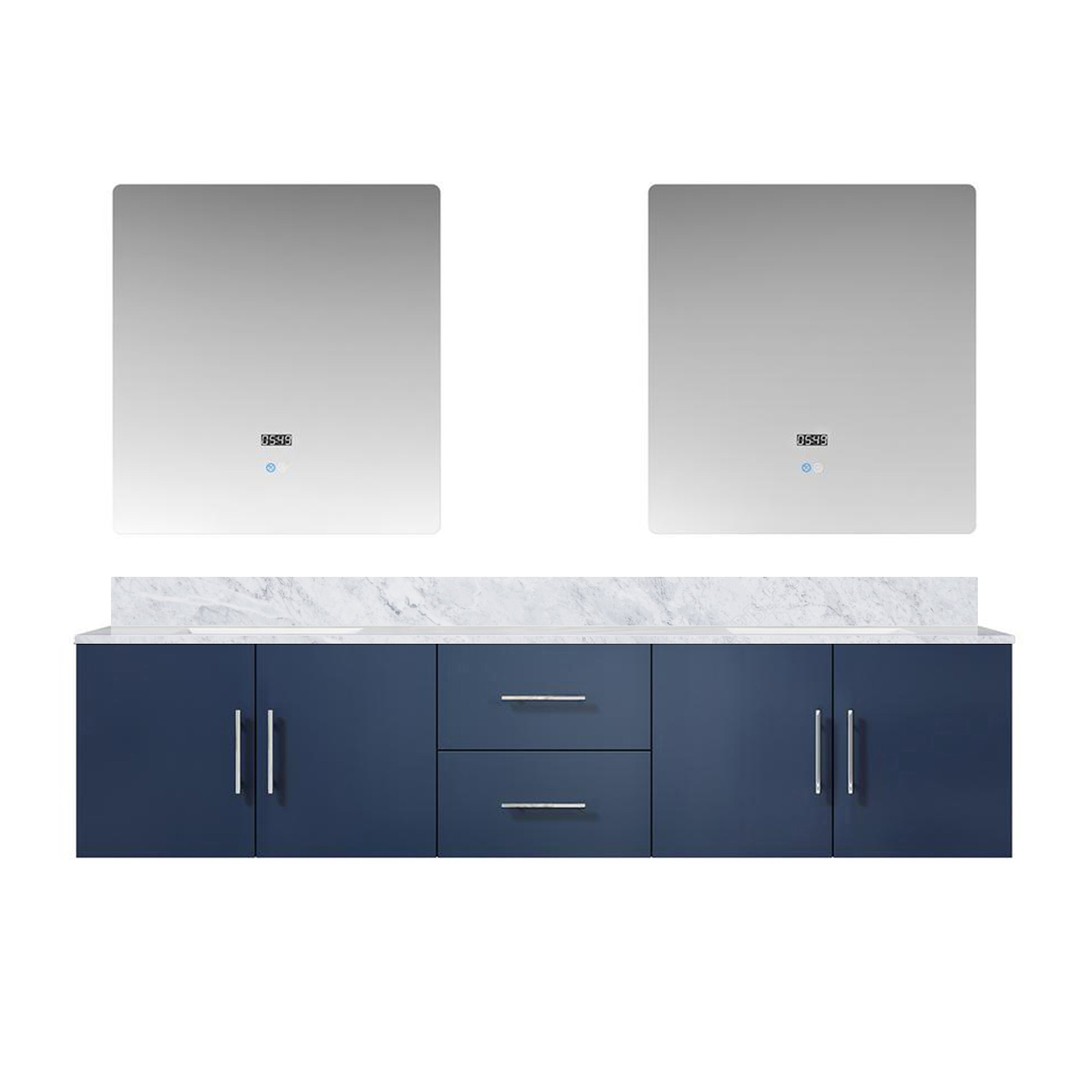 Lexora Geneva 80 in. W x 22 in. D Double Bath Vanity