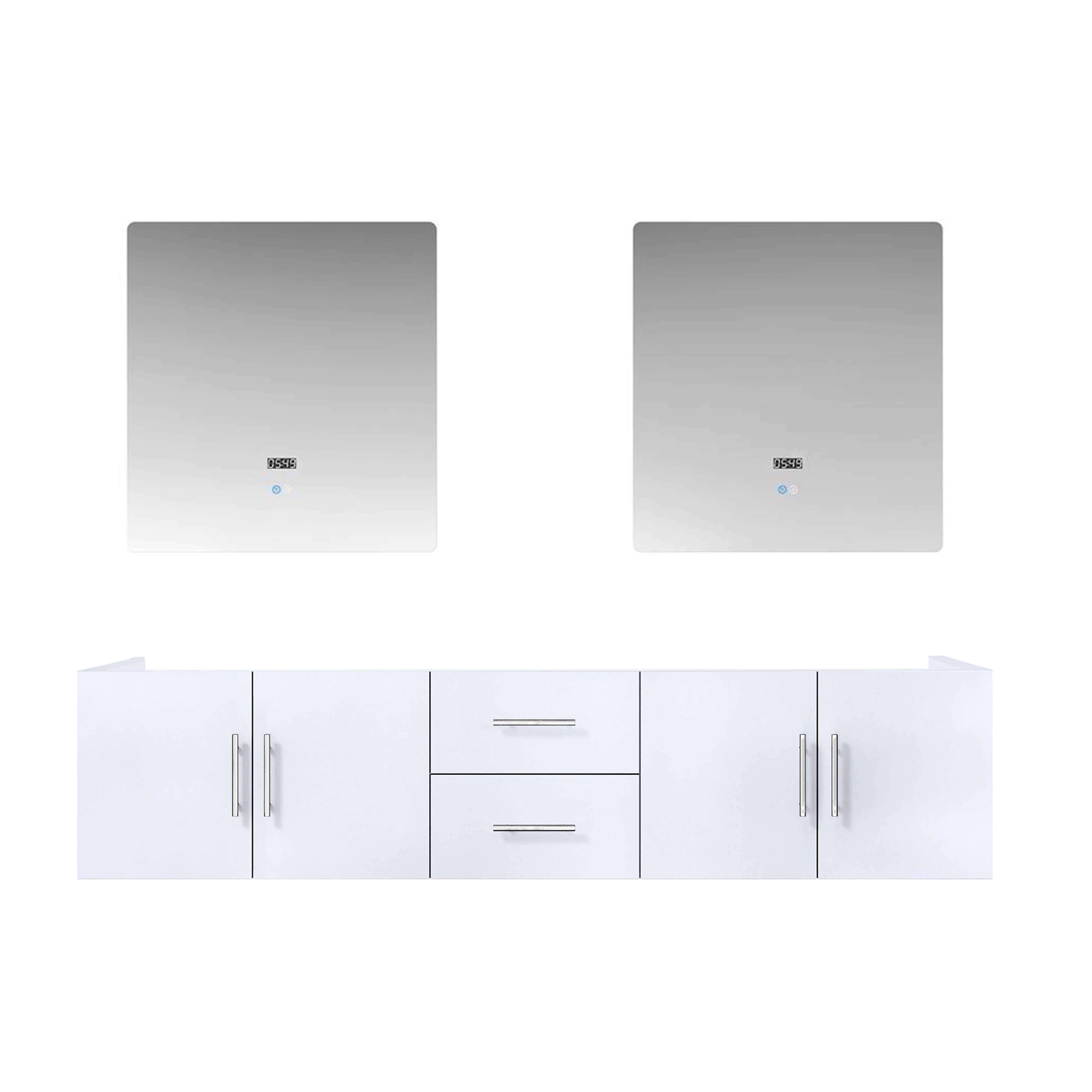 Lexora Geneva 80 in. W x 22 in. D Double Bath Vanity