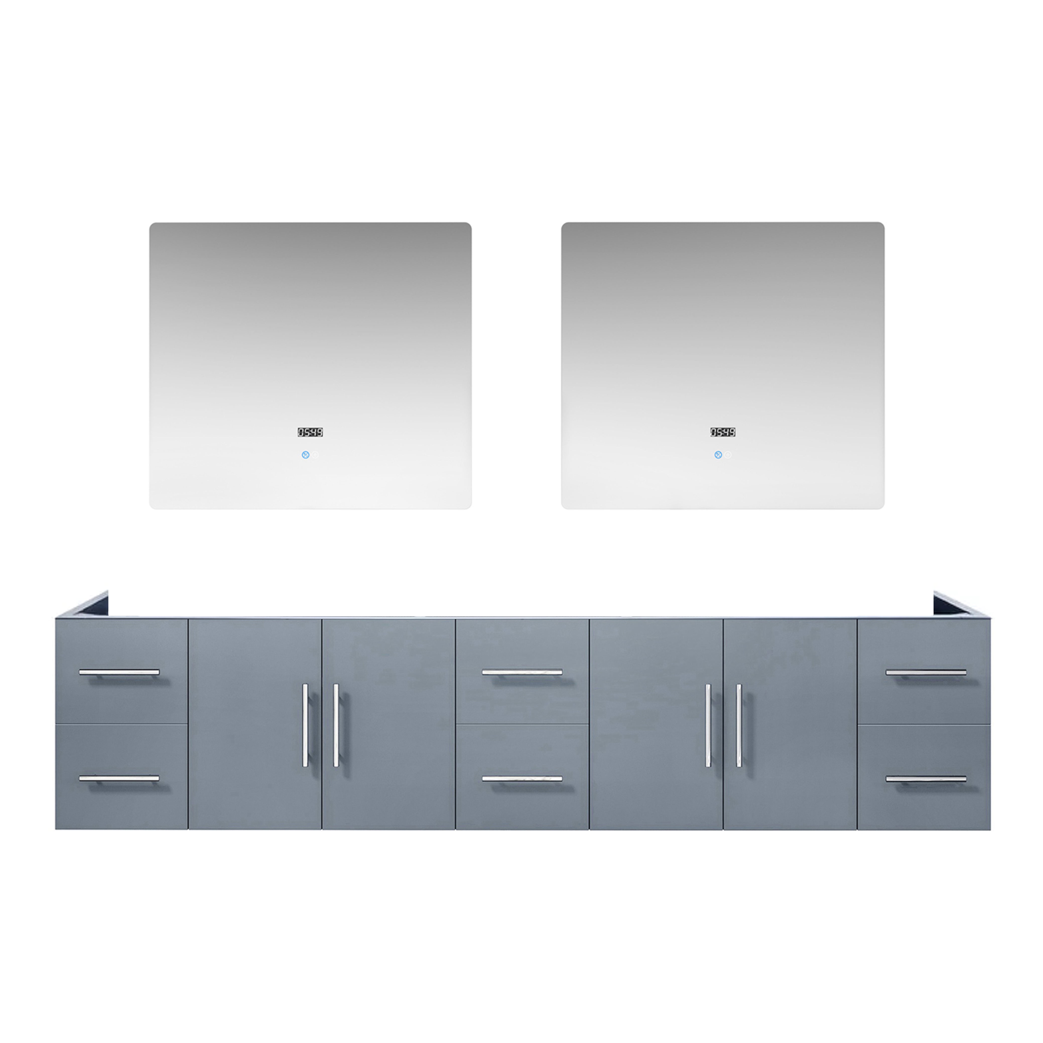 Lexora Geneva 84 in. W x 22 in. D Double Bath Vanity