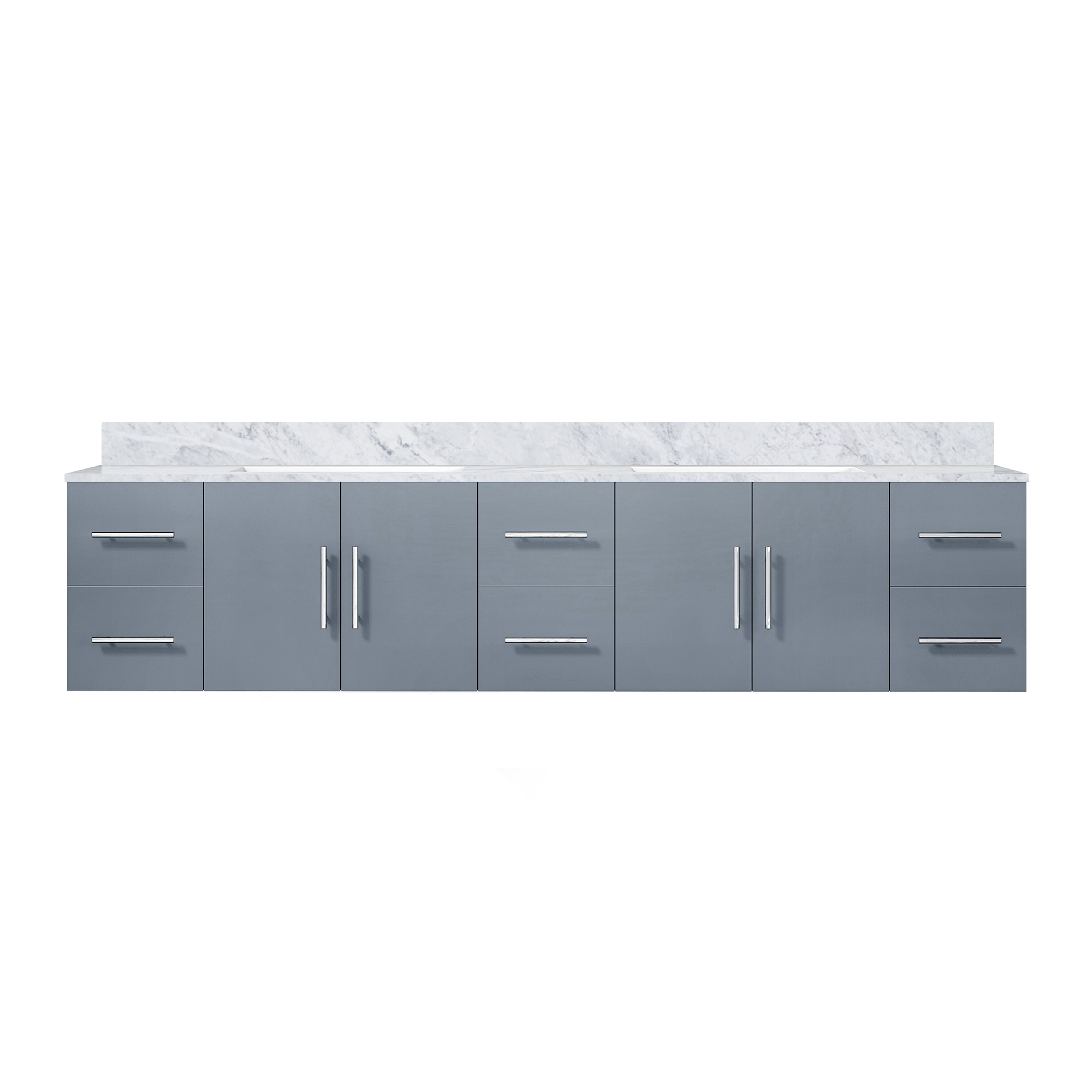 Lexora Geneva 84 in. W x 22 in. D Double Bath Vanity