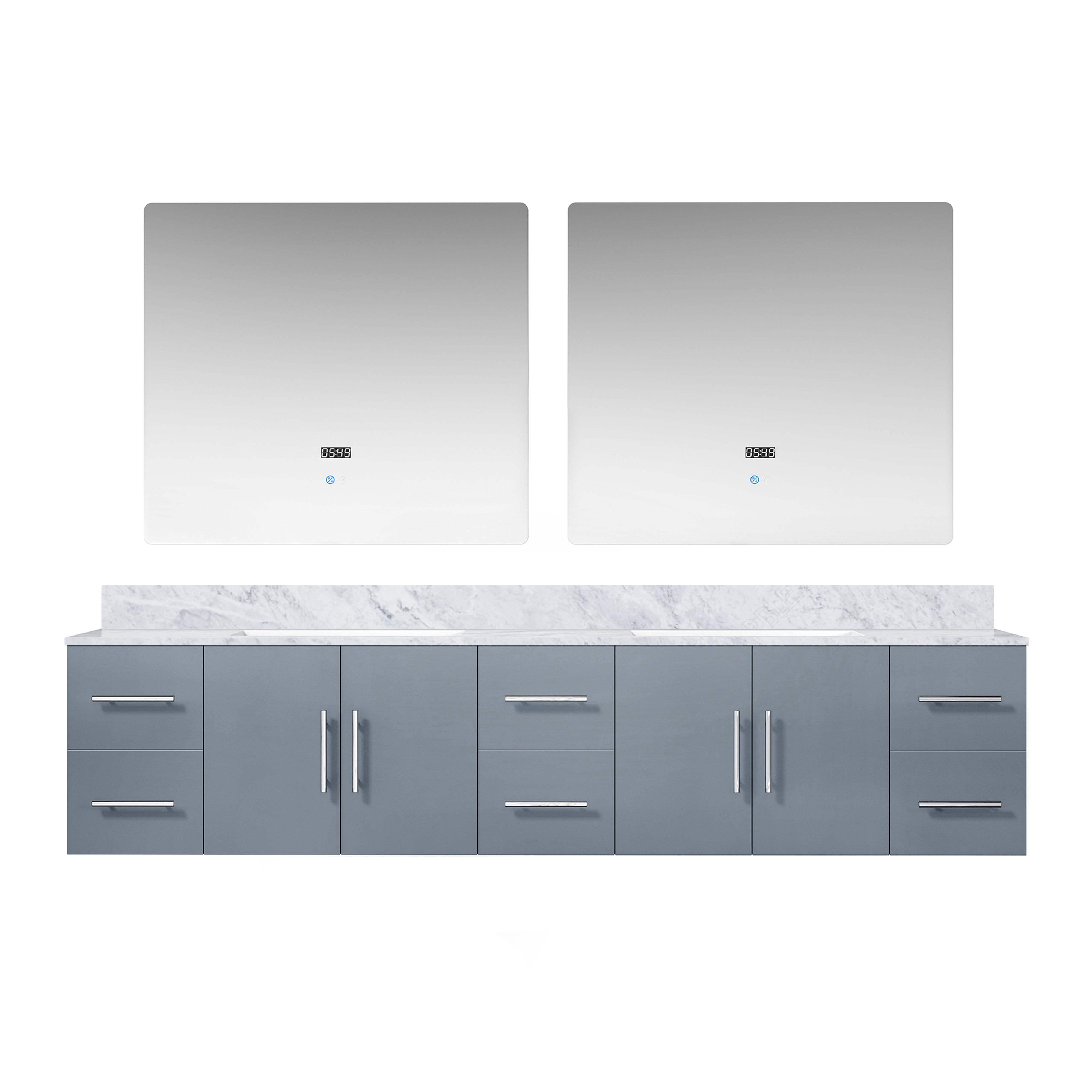 Lexora Geneva 84 in. W x 22 in. D Double Bath Vanity