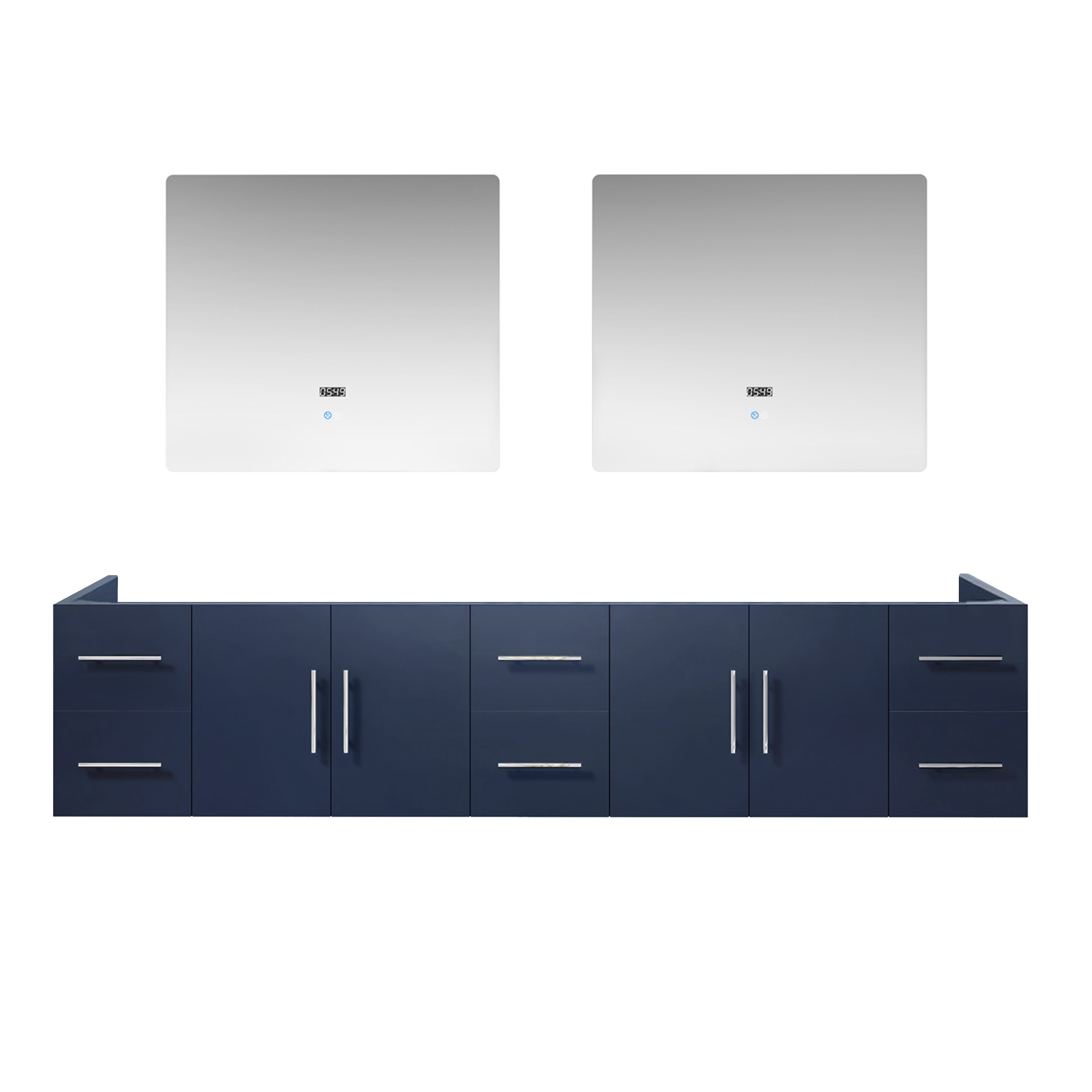 Lexora Geneva 84 in. W x 22 in. D Double Bath Vanity