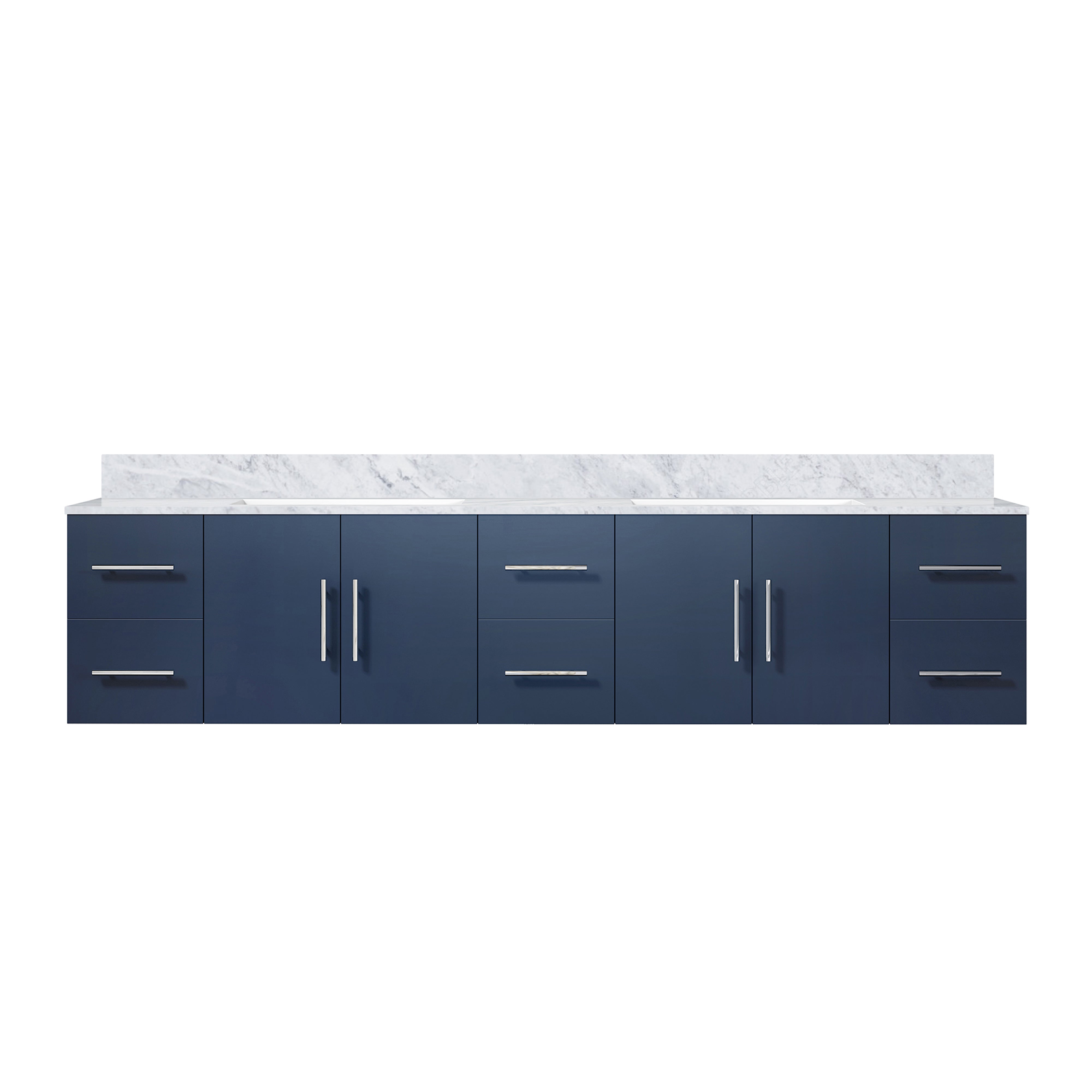 Lexora Geneva 84 in. W x 22 in. D Double Bath Vanity