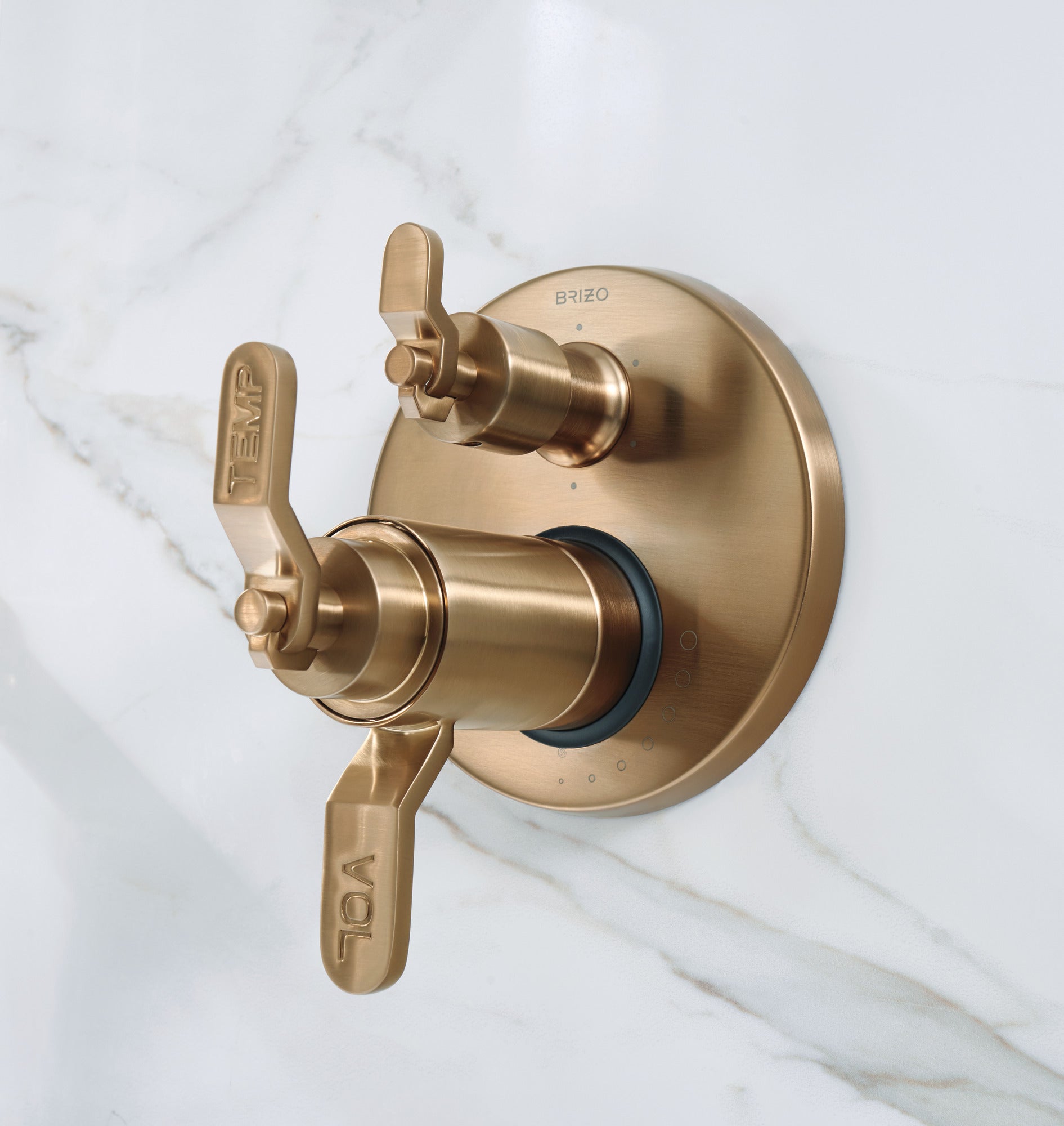luxe gold diverter trim