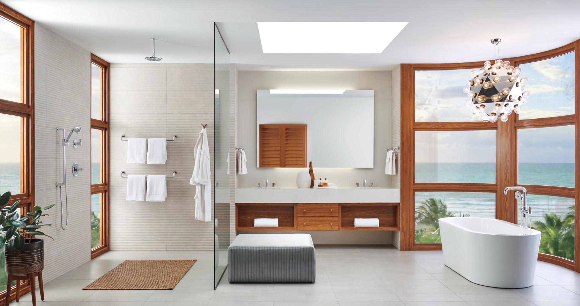 chrome shower arm and flange