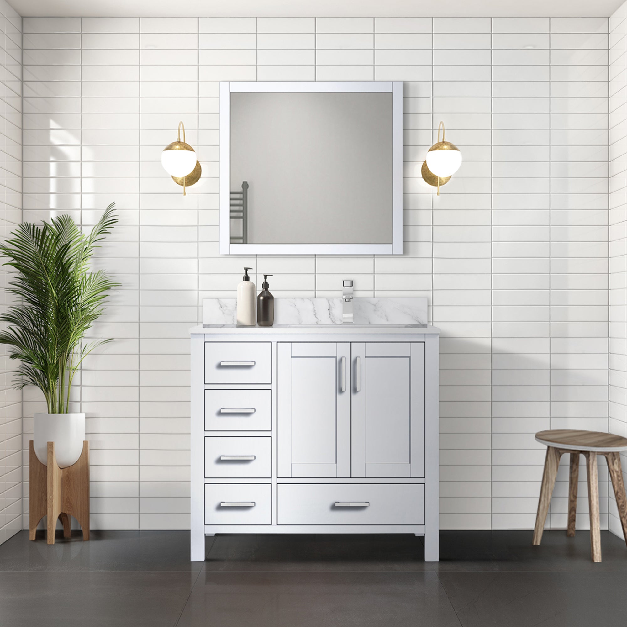 white vanity