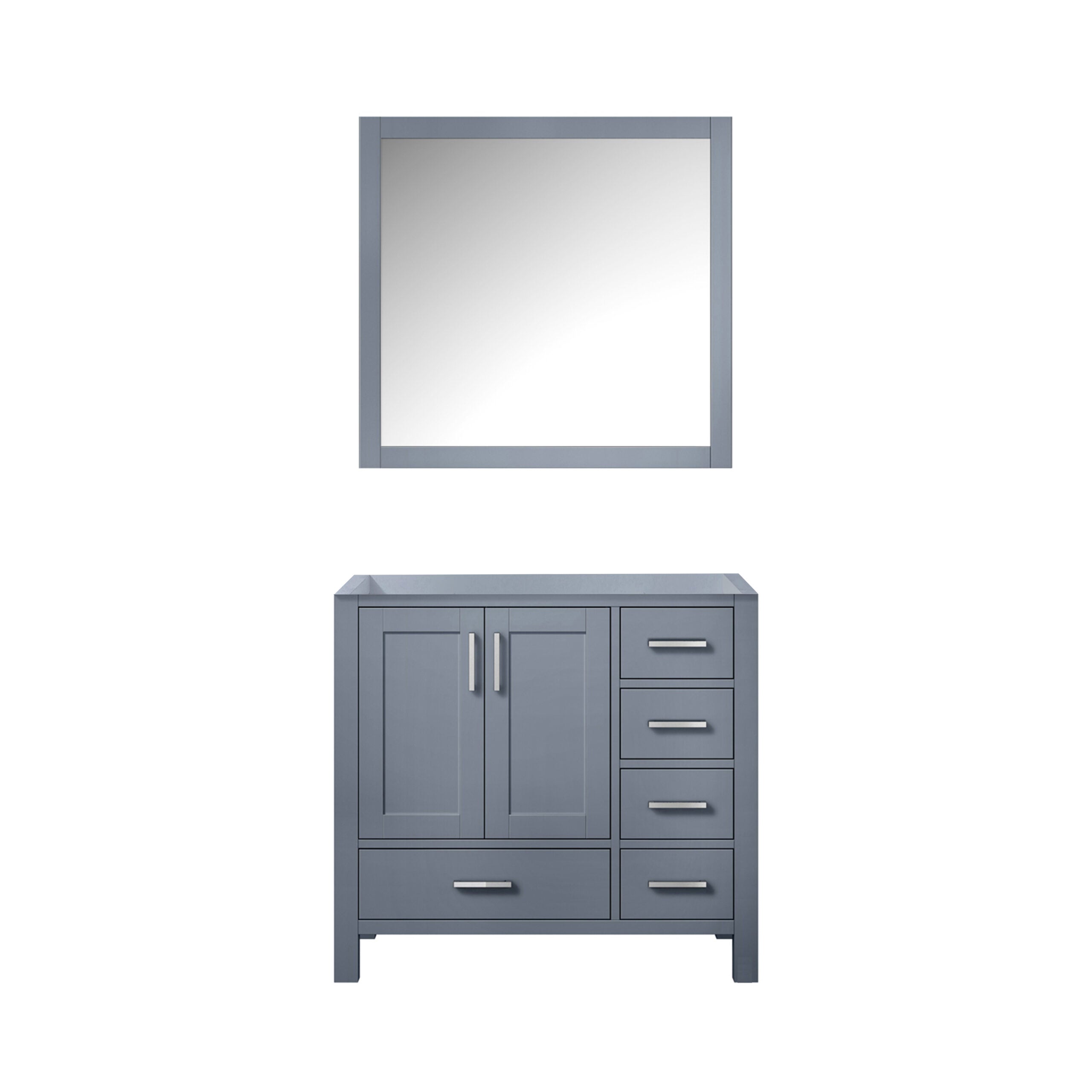 Lexora Jacques 36 in. W x 22 in. D Left Offset Bath Vanity