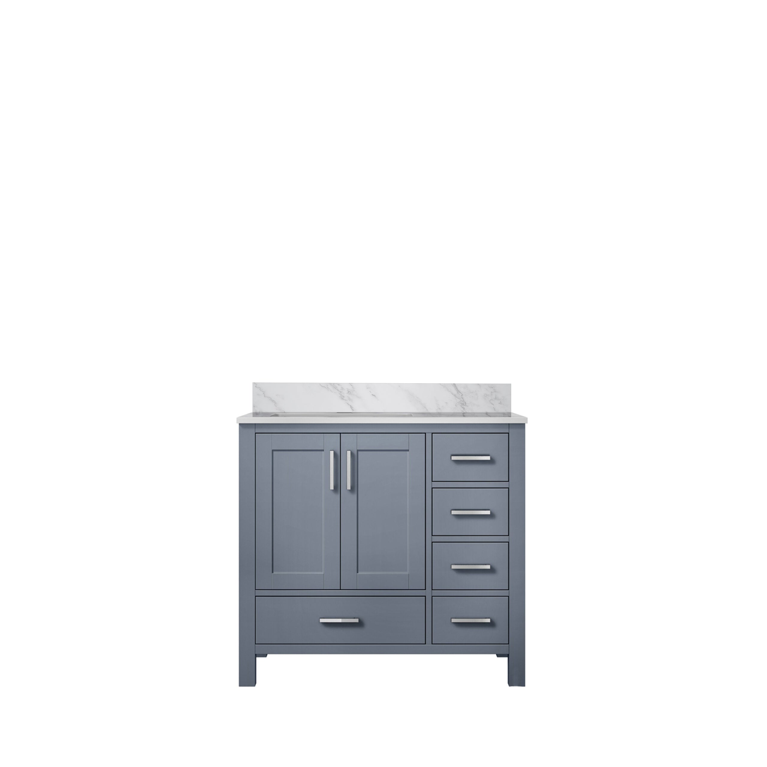 Lexora Jacques 36 in. W x 22 in. D Left Offset Bath Vanity