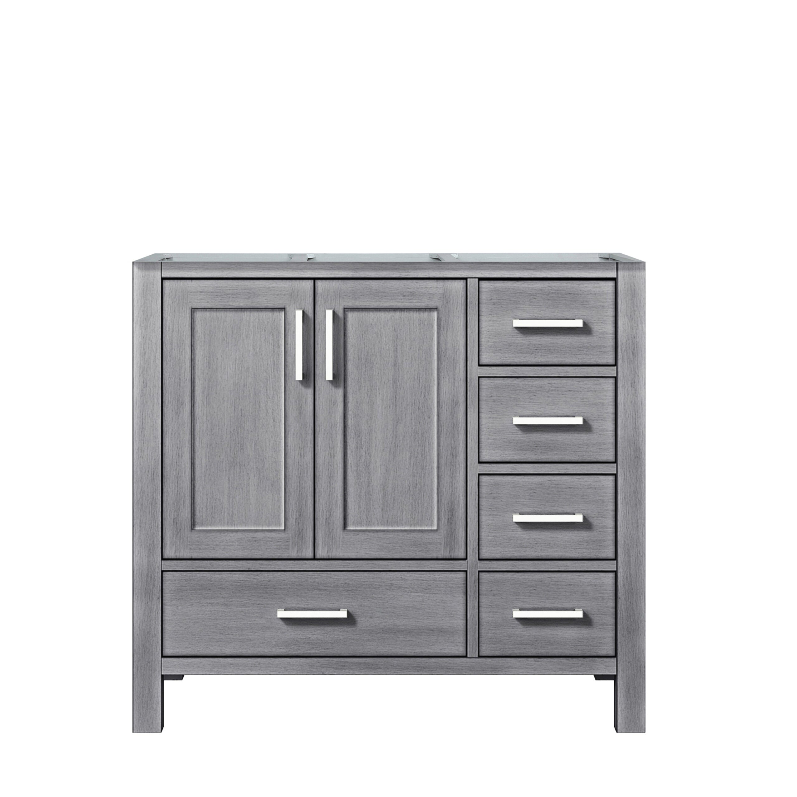 Lexora Jacques 36 in. W x 22 in. D Left Offset Bath Vanity