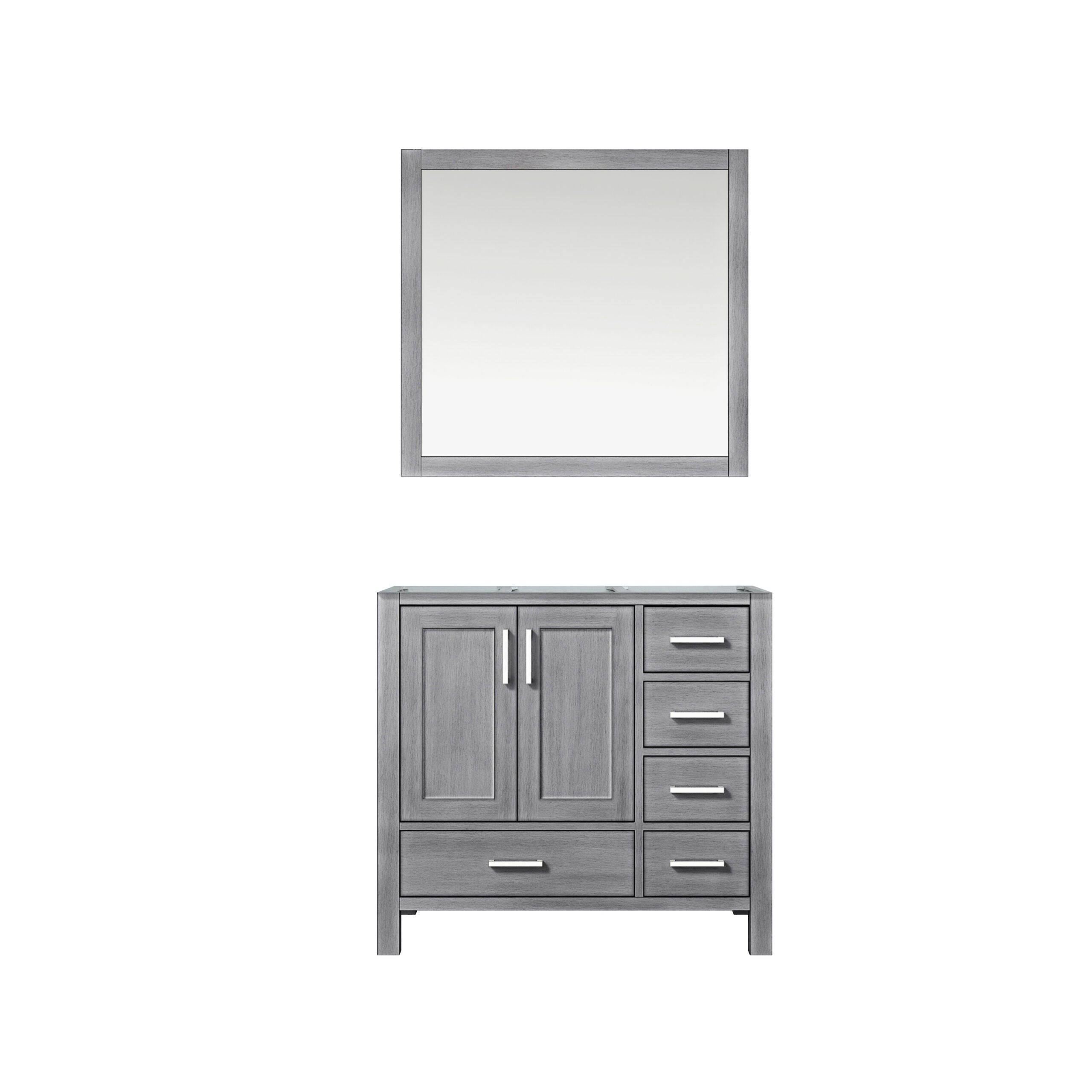 Lexora Jacques 36 in. W x 22 in. D Left Offset Bath Vanity