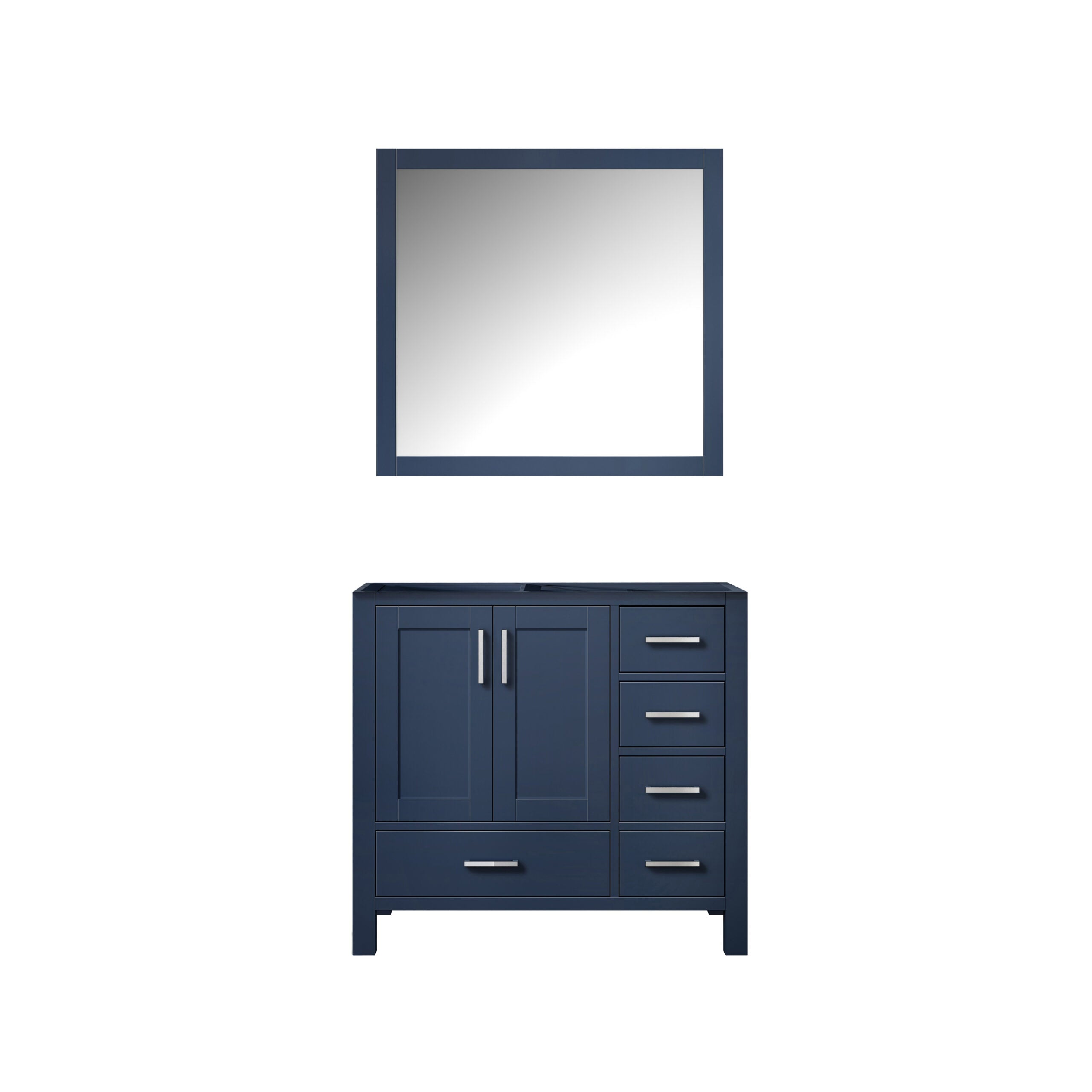 Lexora Jacques 36 in. W x 22 in. D Left Offset Bath Vanity