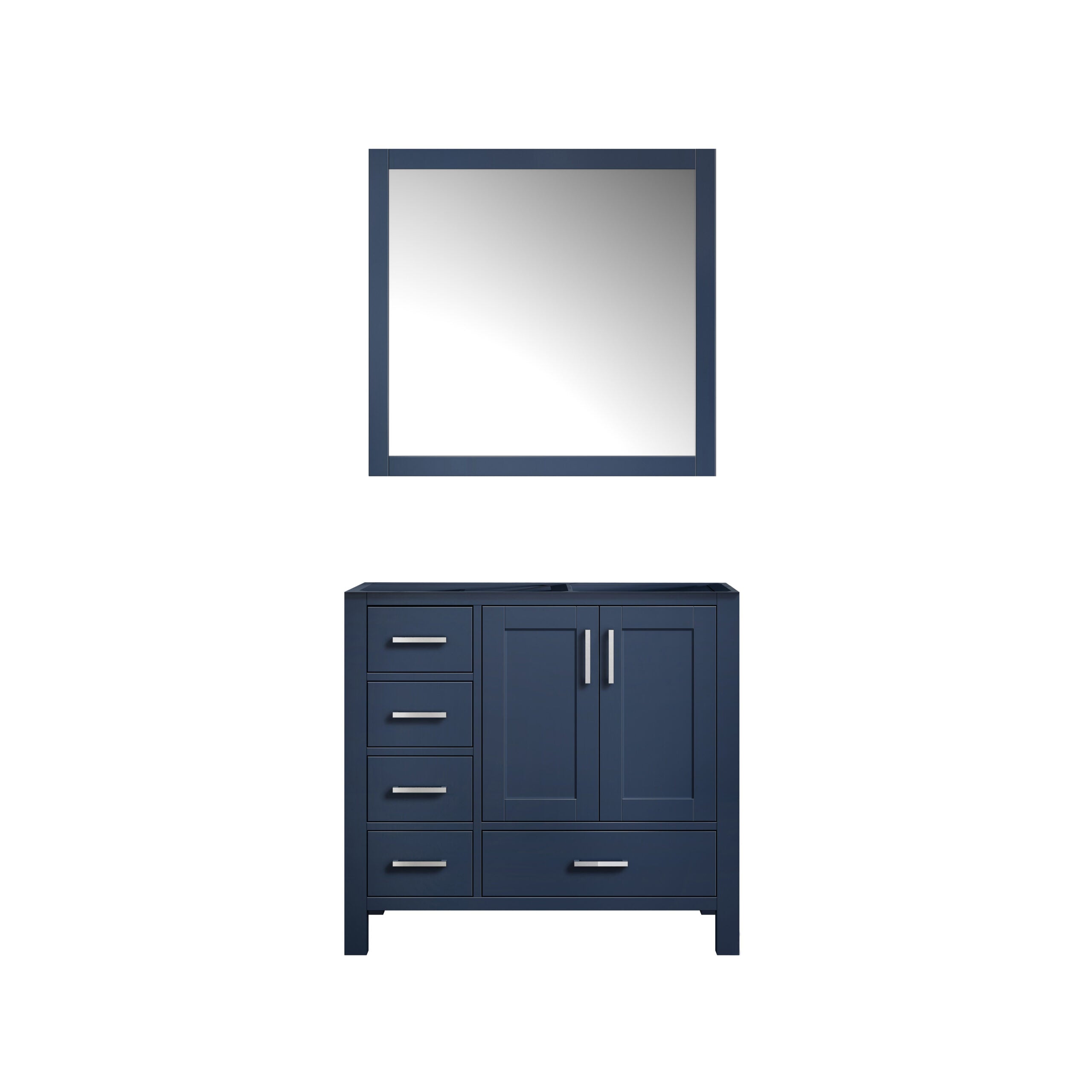 Lexora Jacques 36 in. W x 22 in. D Right Offset Bath Vanity