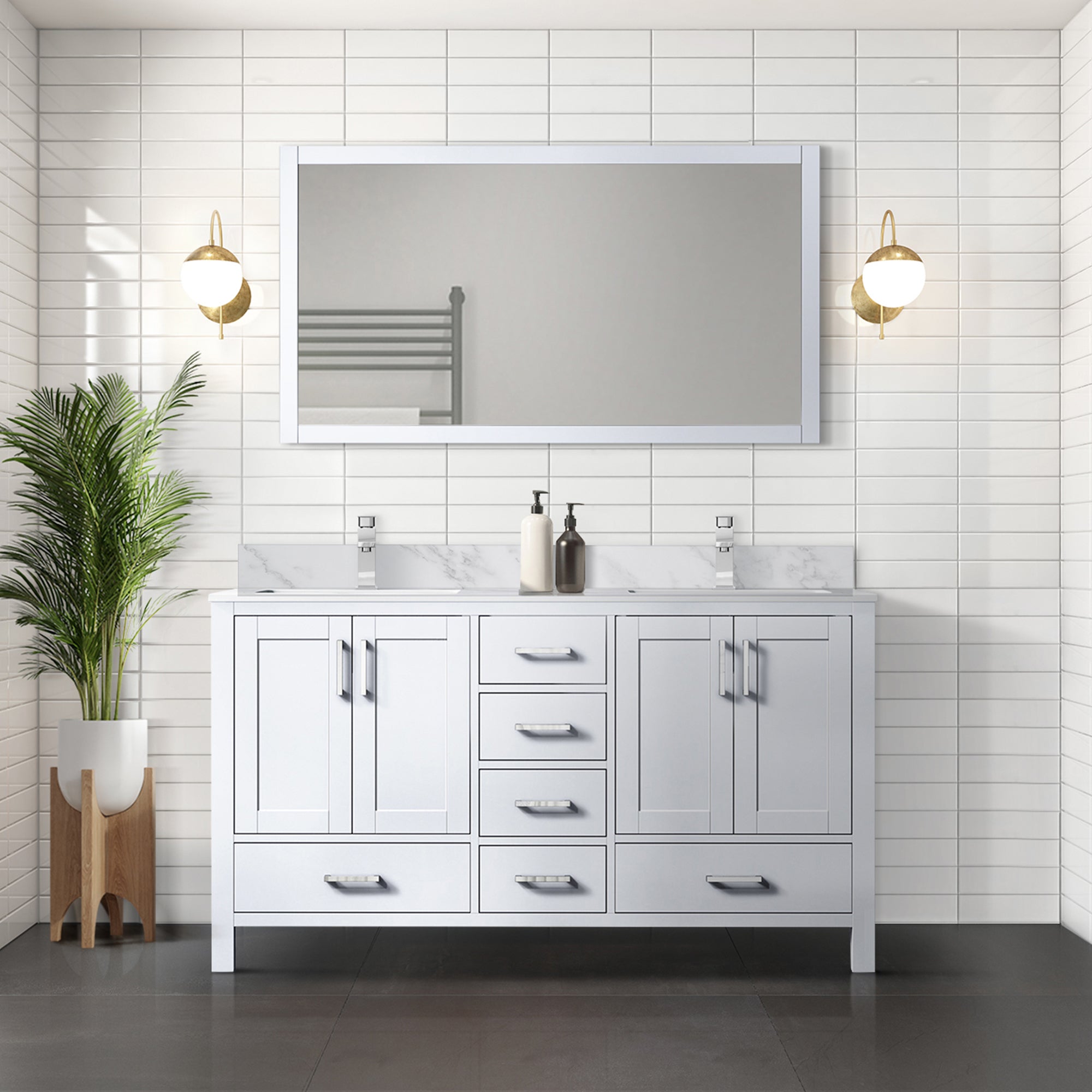 white vanity