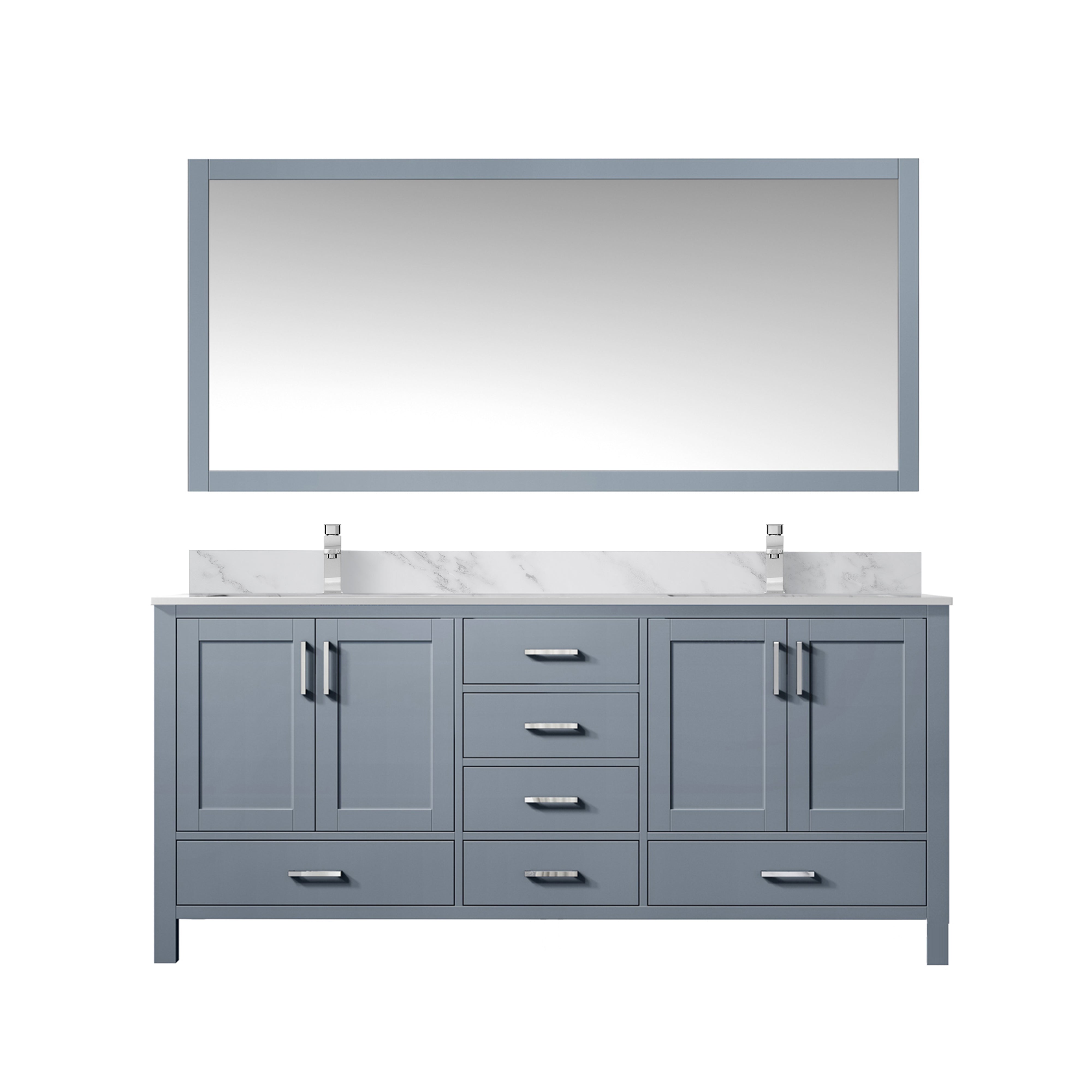 Lexora Jacques 60 in. W x 22 in. D Double Bath Vanity