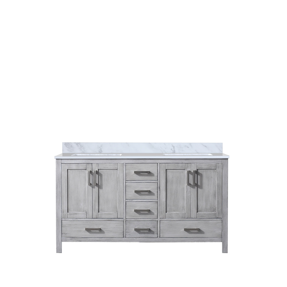 Lexora Jacques 60 in. W x 22 in. D Double Bath Vanity