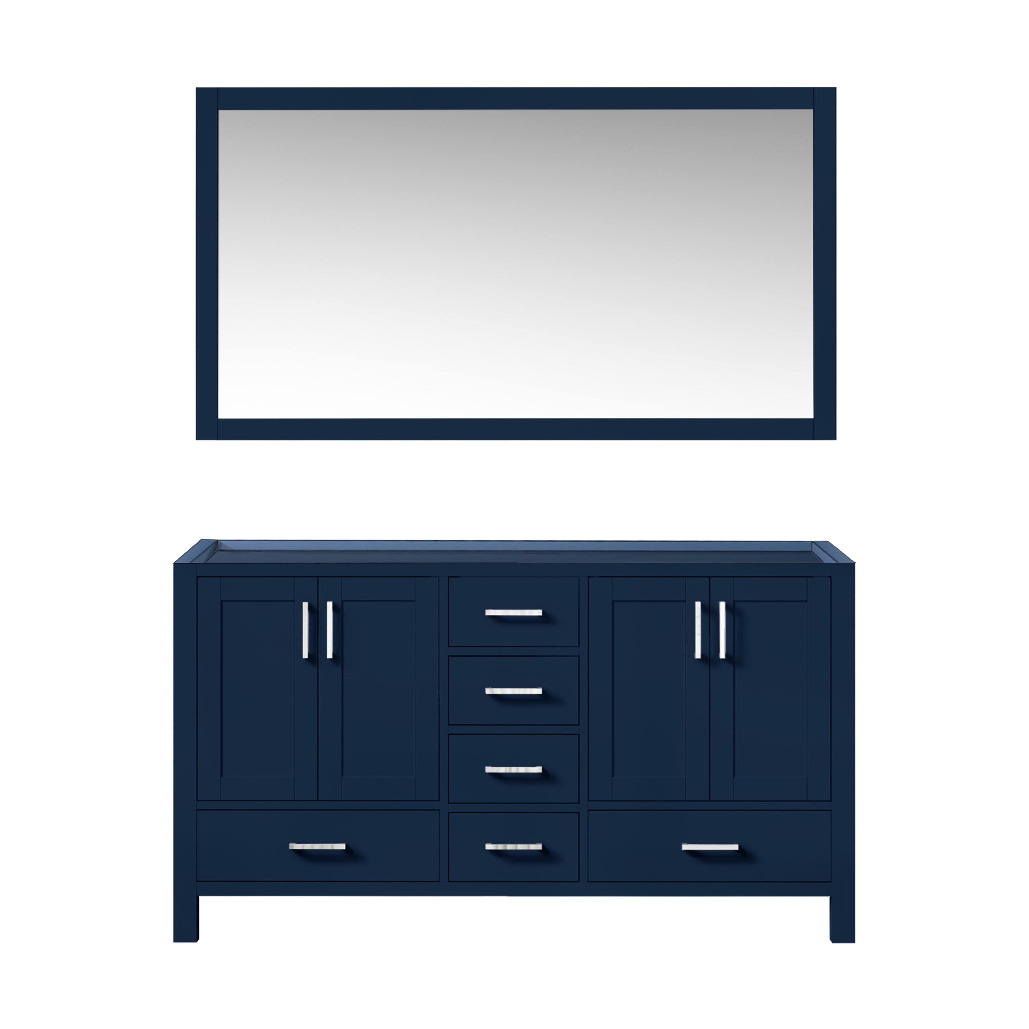 Lexora Jacques 60 in. W x 22 in. D Double Bath Vanity