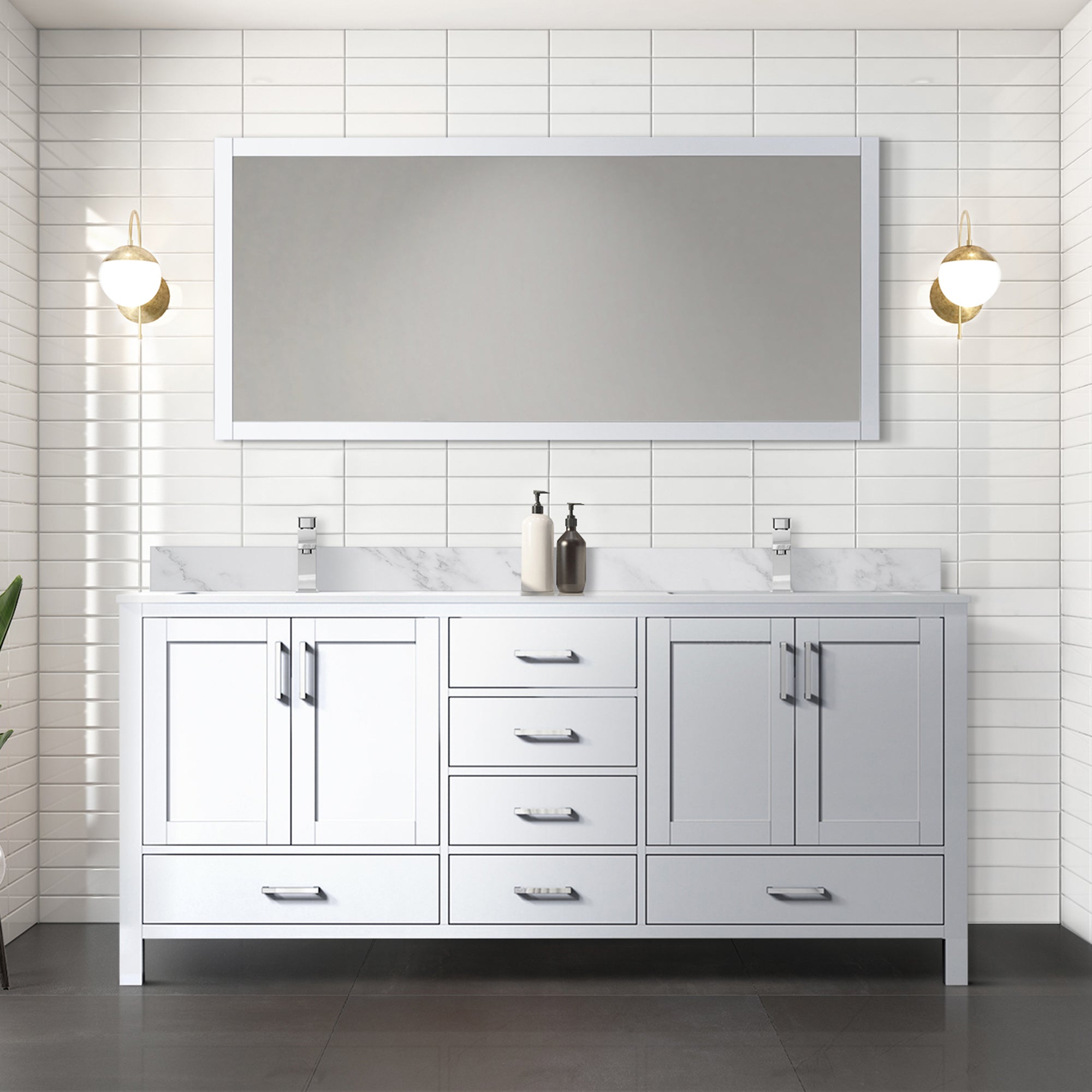 white vanity