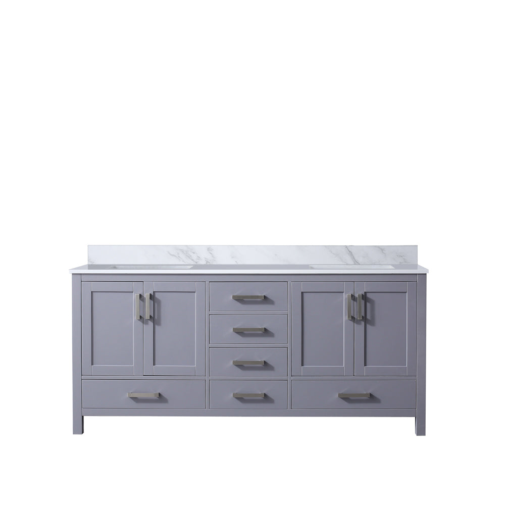 Lexora Jacques 72 in. W x 22 in. D Double Bath Vanity