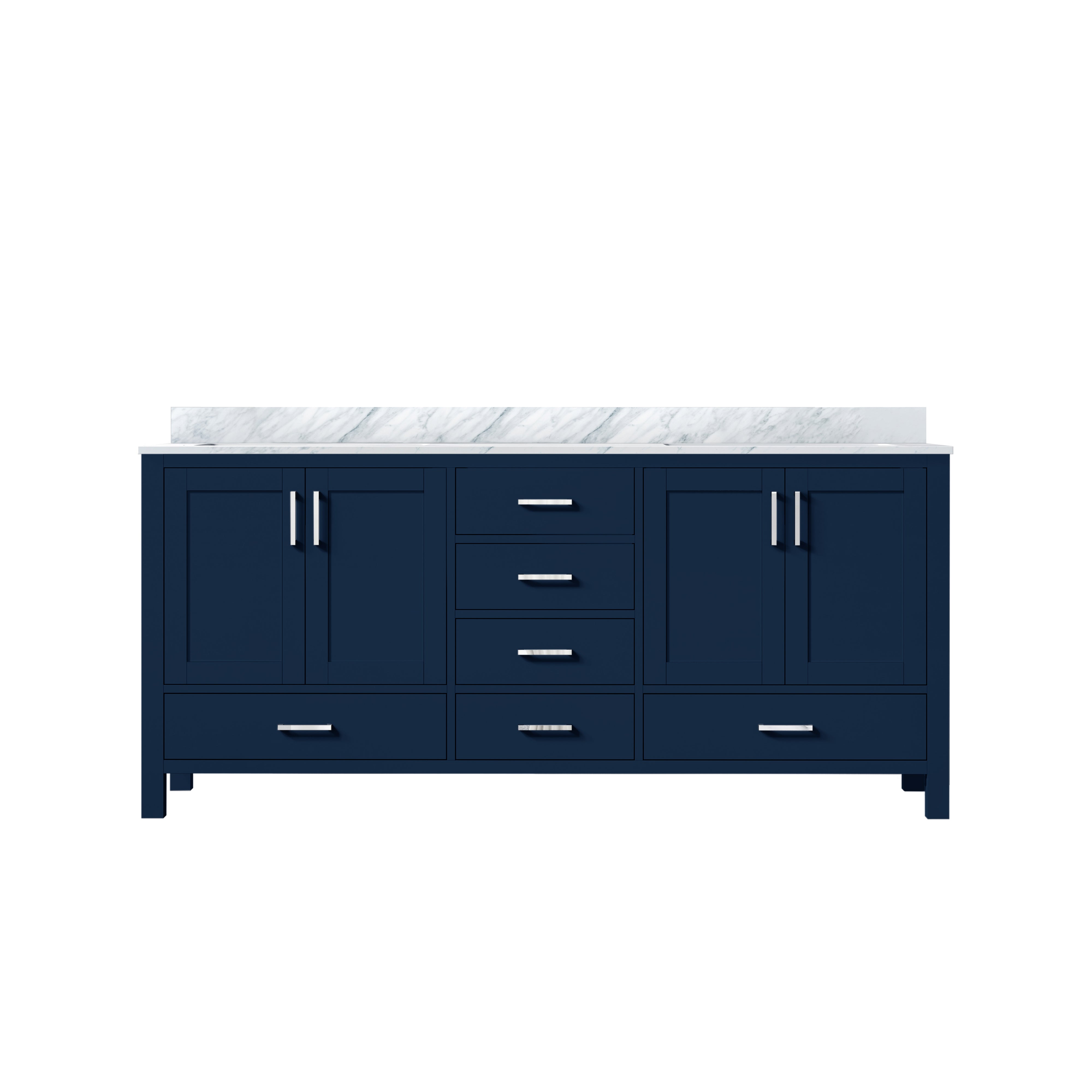 Lexora Jacques 72 in. W x 22 in. D Double Bath Vanity