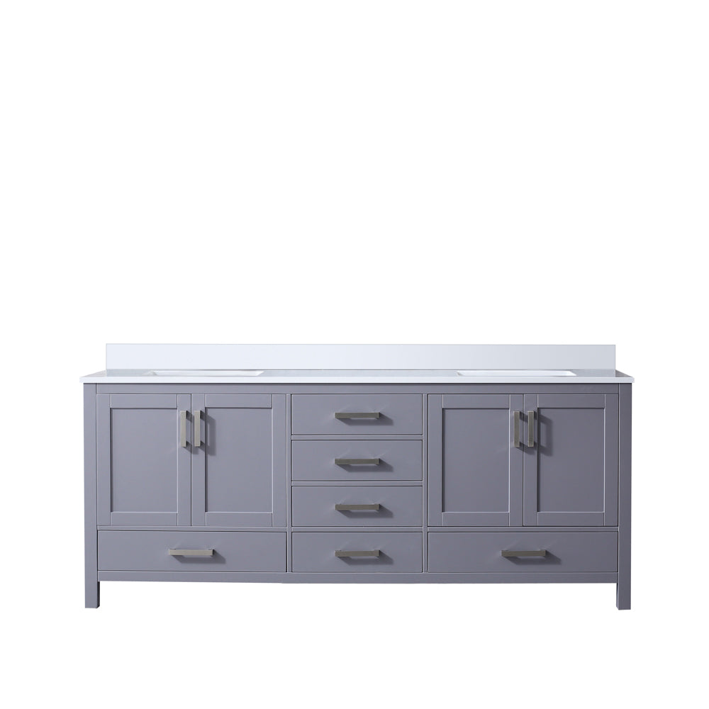 Lexora Jacques 80 in. W x 22 in. D Double Bath Vanity