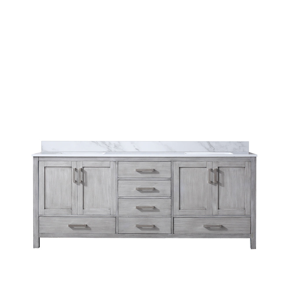 Lexora Jacques 80 in. W x 22 in. D Double Bath Vanity